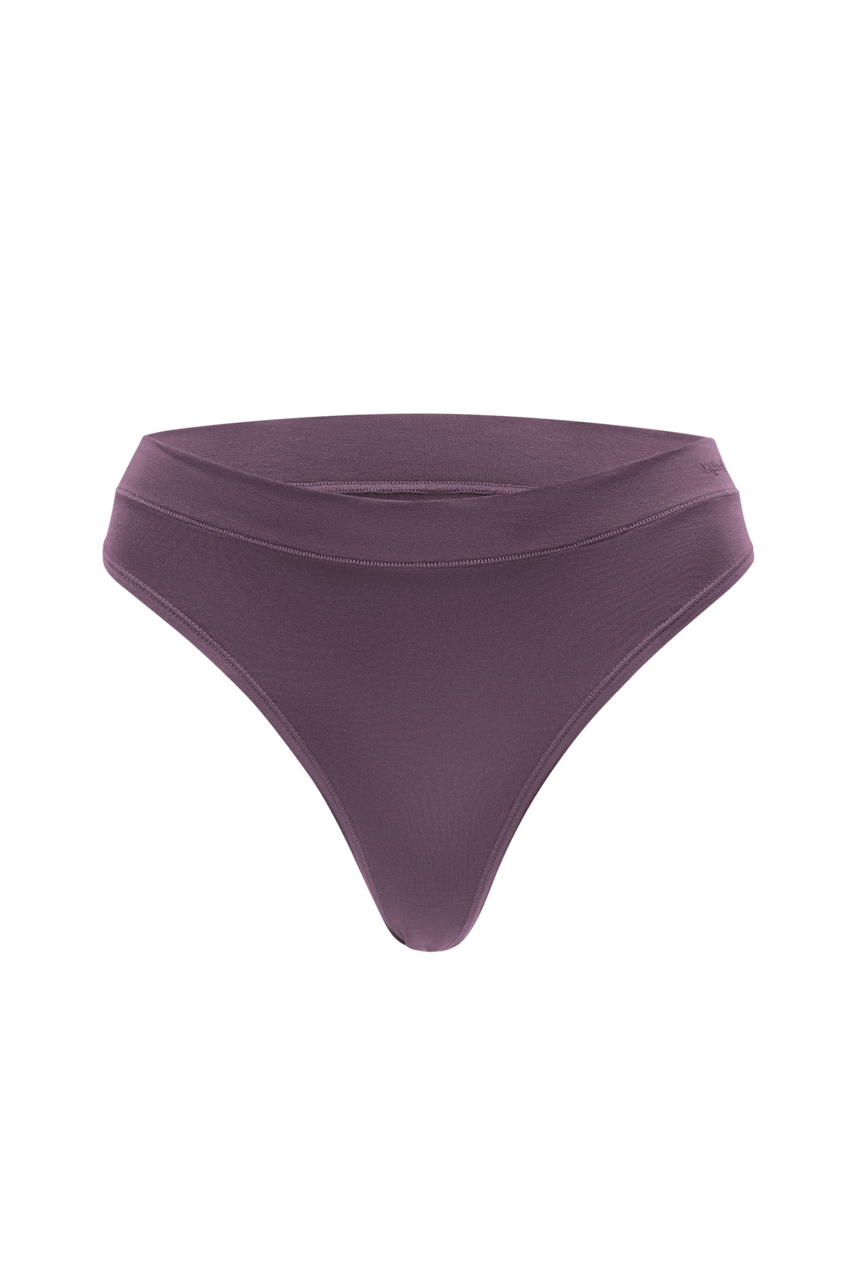 Women's Thong in Currant - Image 2