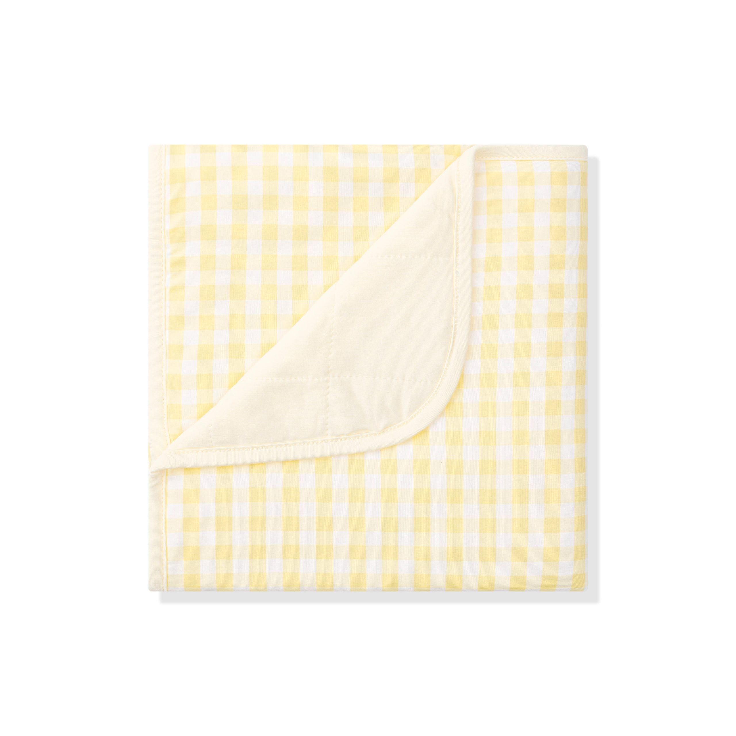 Baby Blanket in Gingham Chamomile