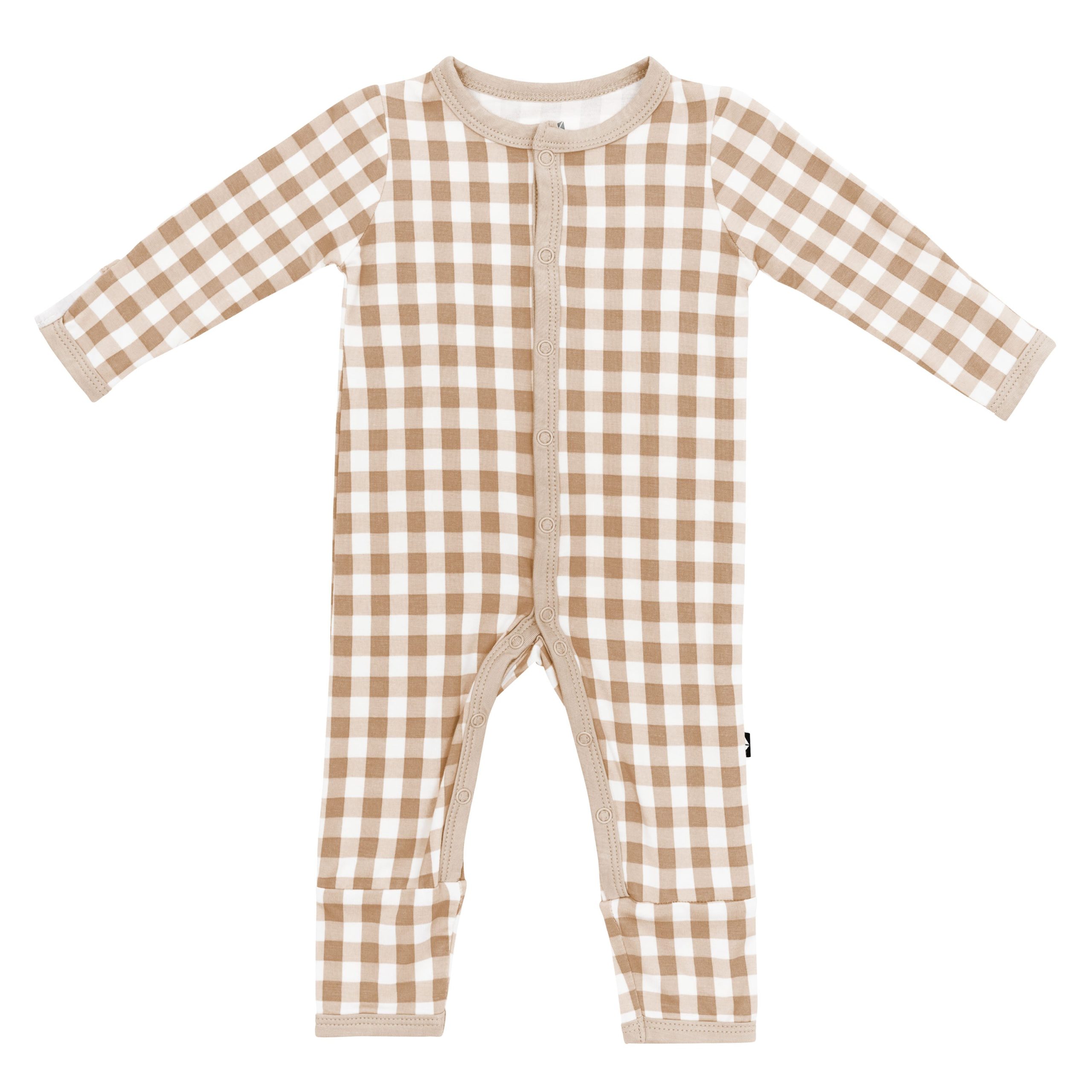Romper in Gingham Bisque - Image 2