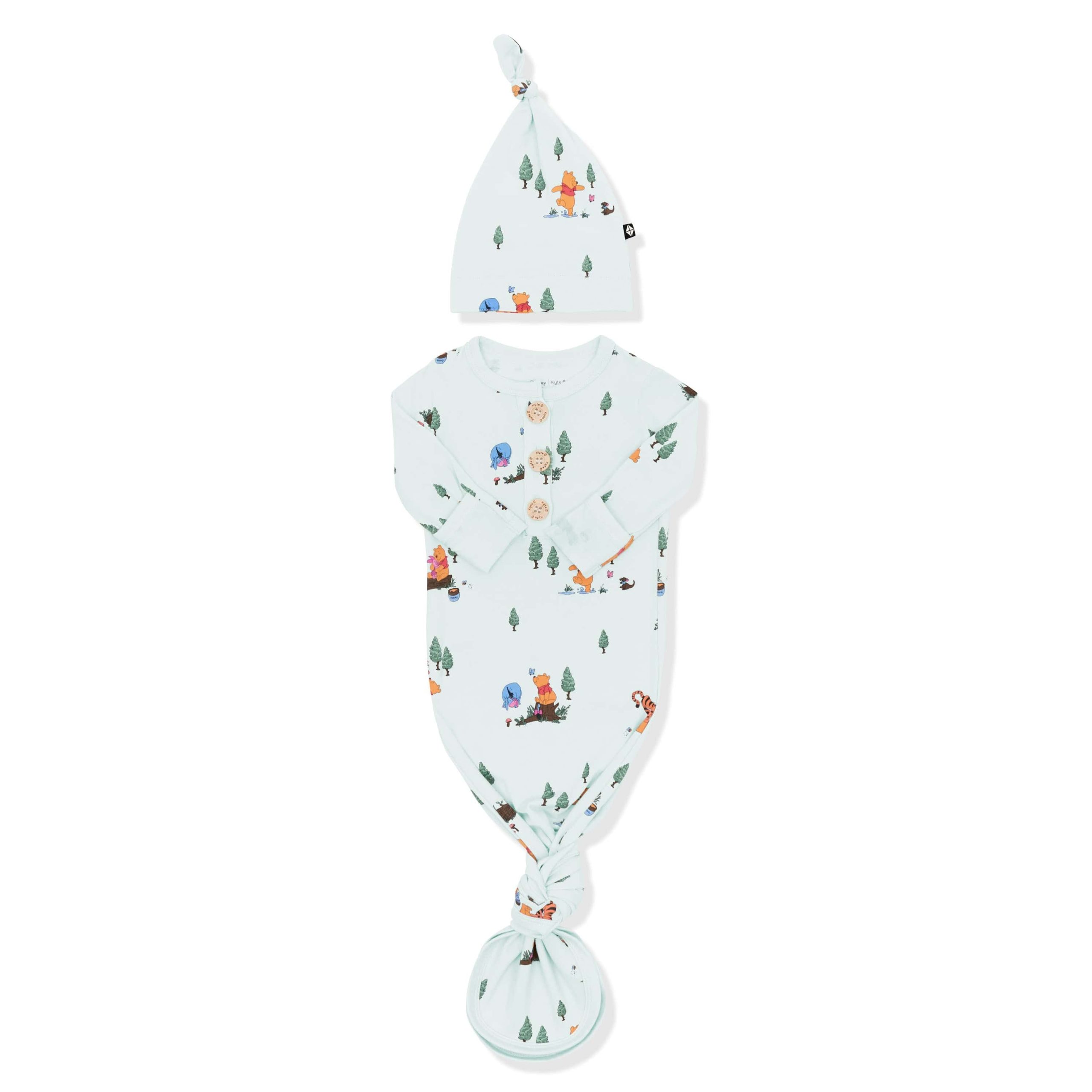 Knotted Gown with Hat Set in Winnie the Pooh Hundred Acre Wood - Image 5
