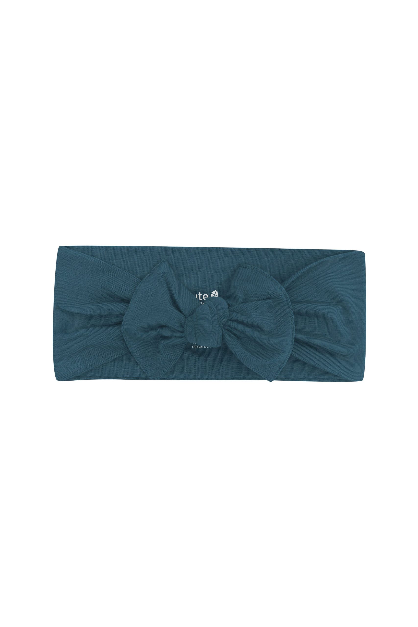 Knotted Bow Headband in Atlantic - Image 2