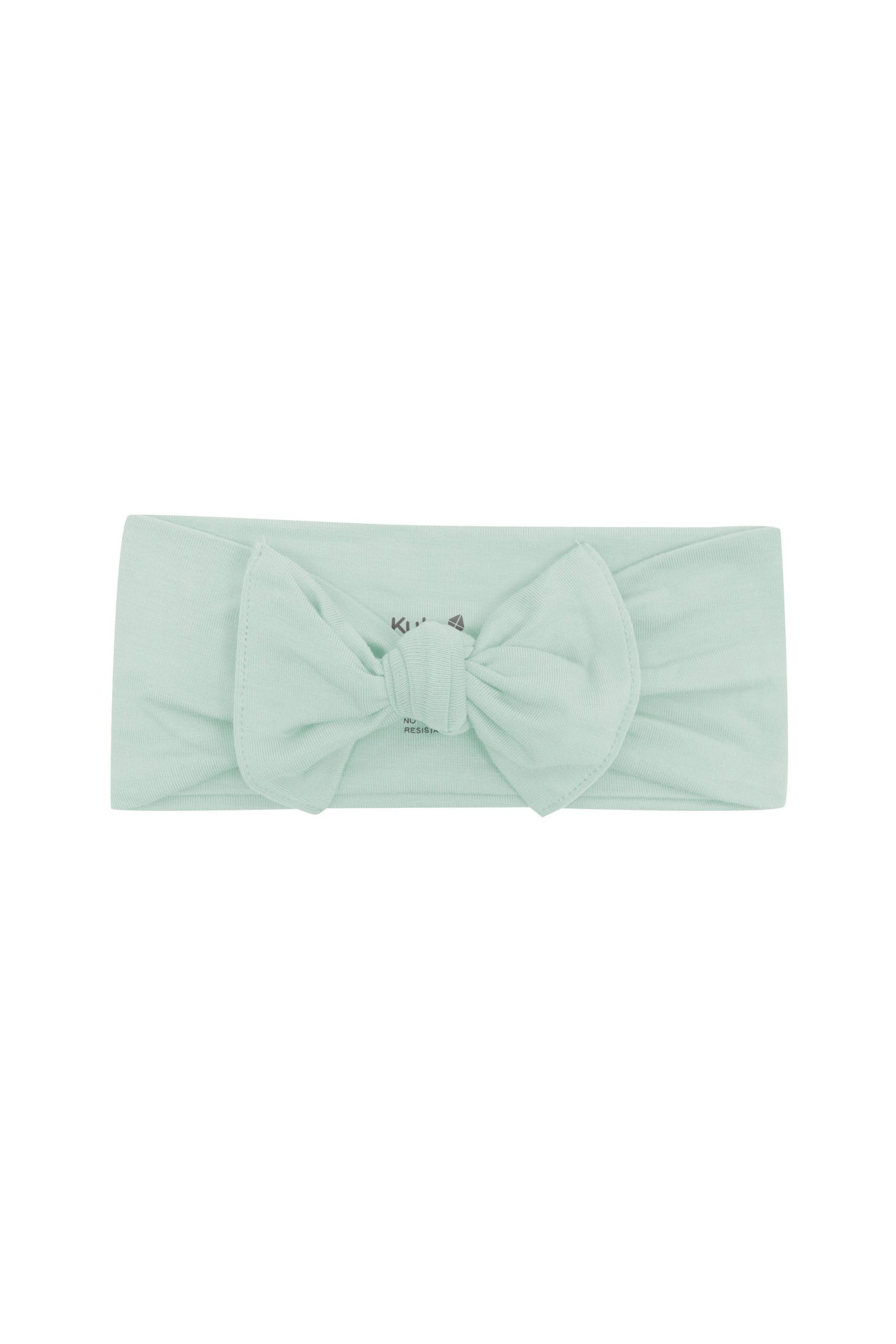 Knotted Bow Headband in Sage - Image 2