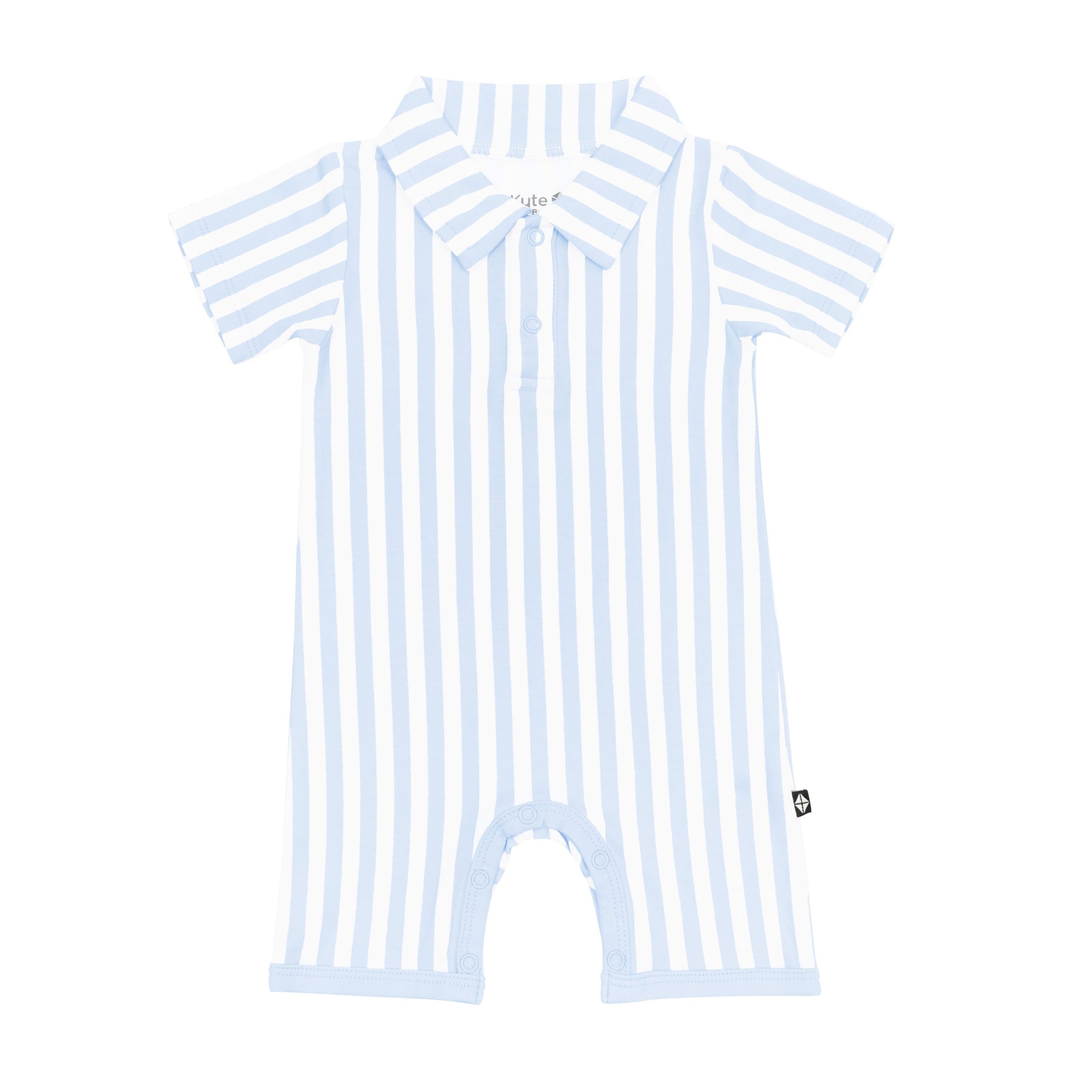 Polo Shortall in Small Mist Stripe - Image 2