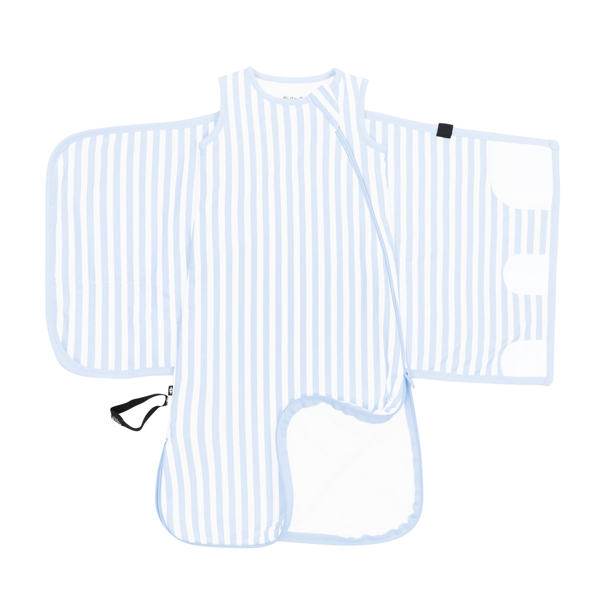 Sleep Bag Swaddler in Small Mist Stripe 1.0 - Image 5