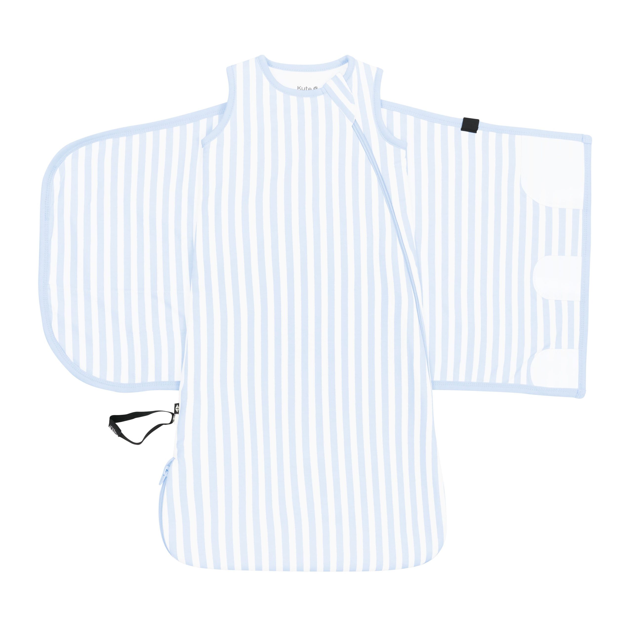 Sleep Bag Swaddler in Small Mist Stripe 1.0 - Image 6