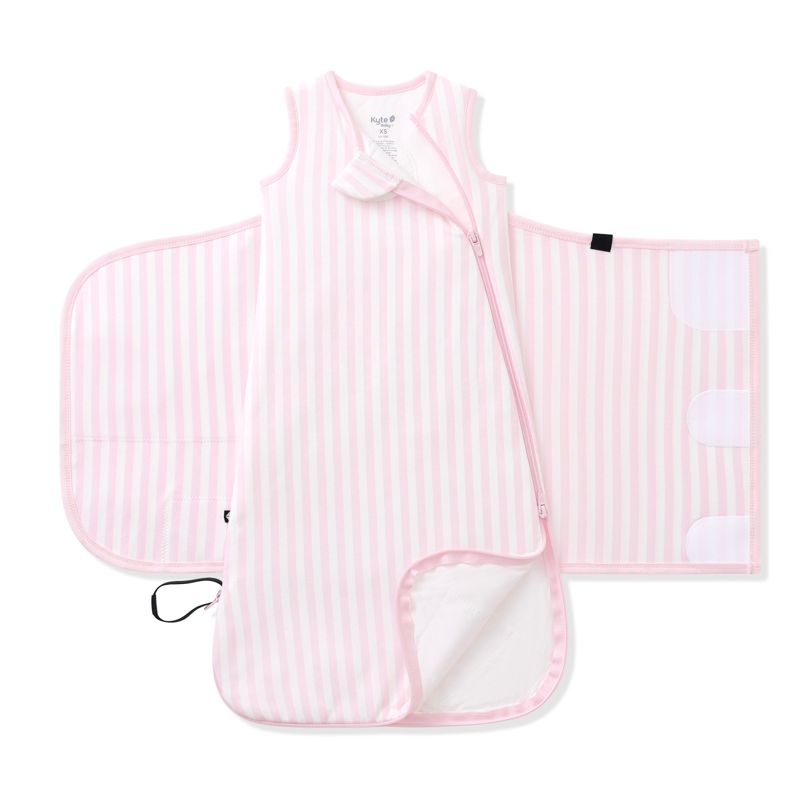 Sleep Bag Swaddler in Small Sakura Stripe 1.0 - Image 4