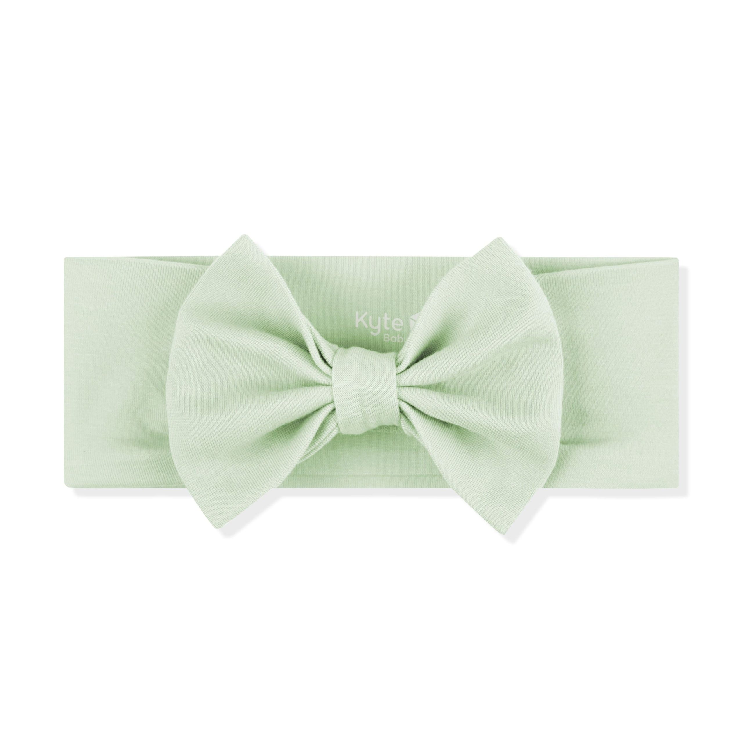 Bow Headband in Basil - Image 2
