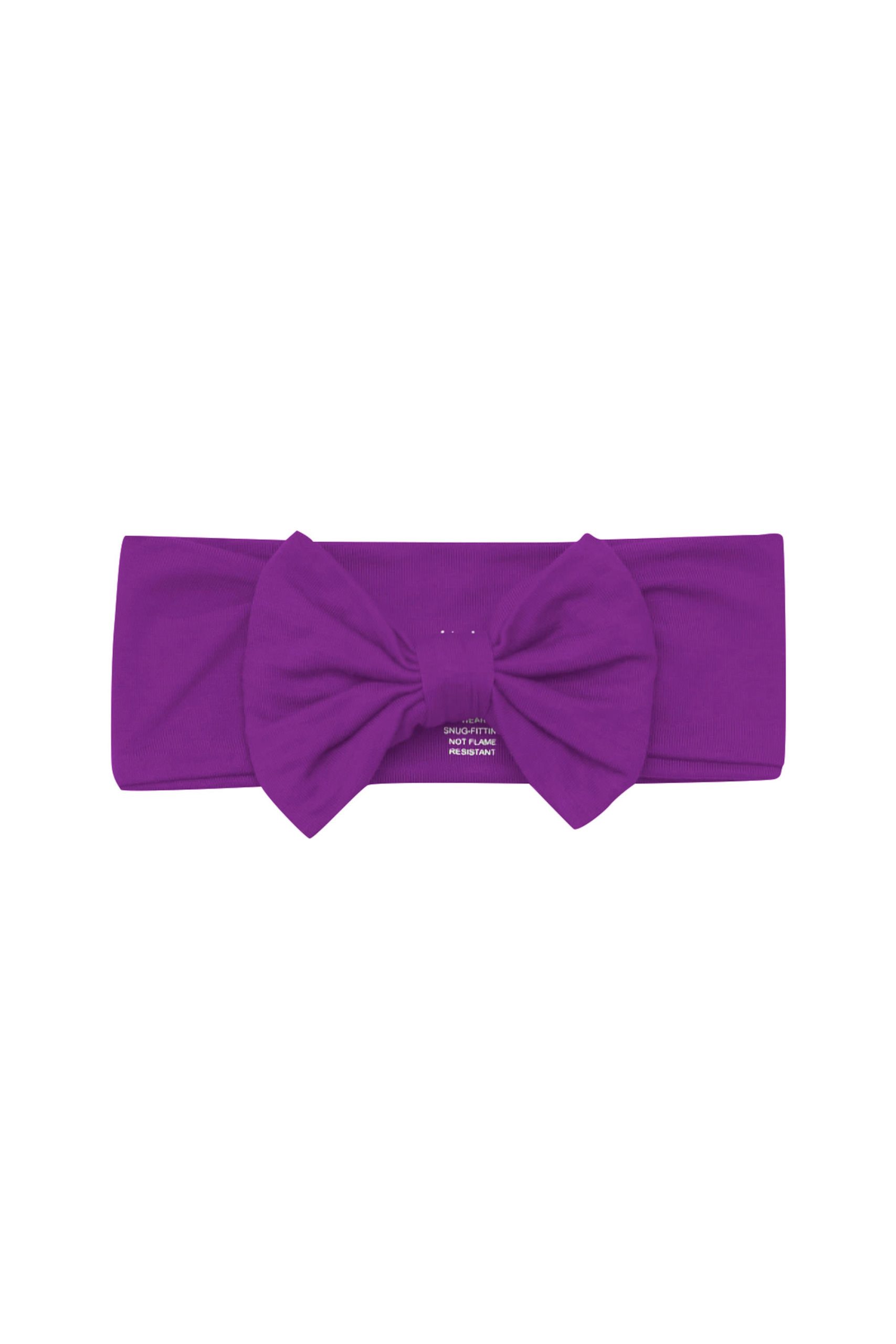 Bow Headband in Berry - Image 2