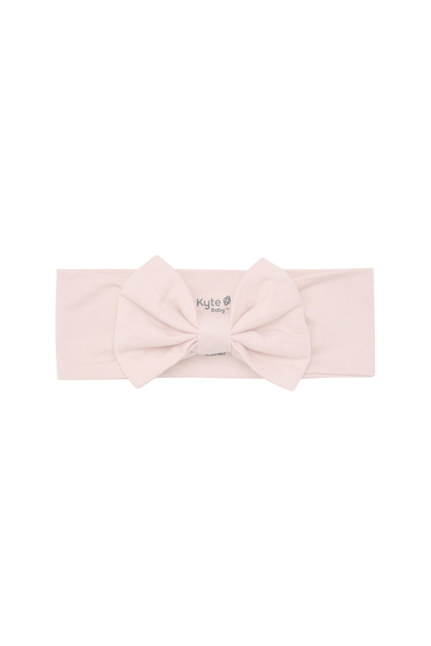 Bow Headband in Blush - Image 2