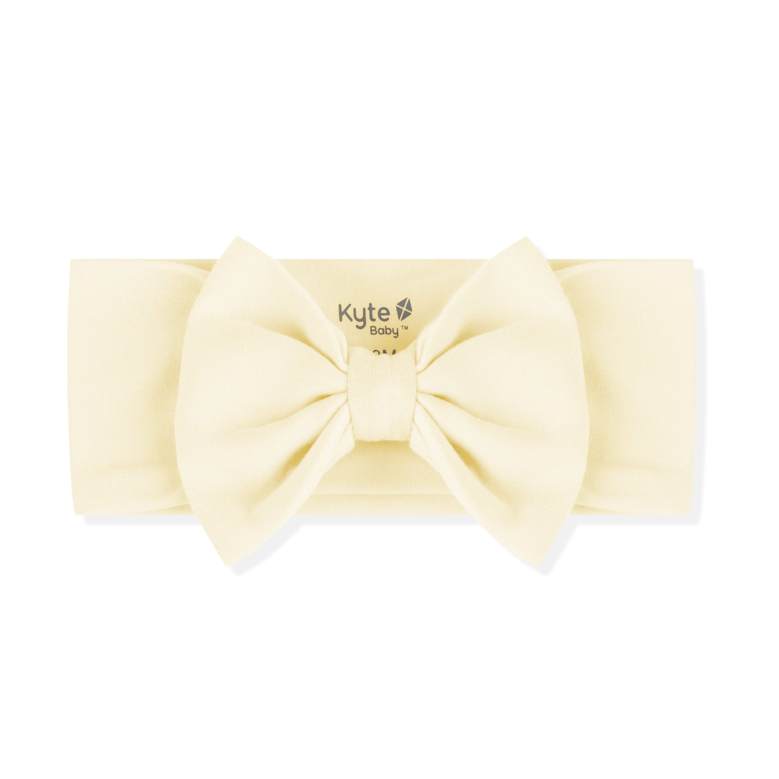 Bow Headband in Chamomile - Image 2