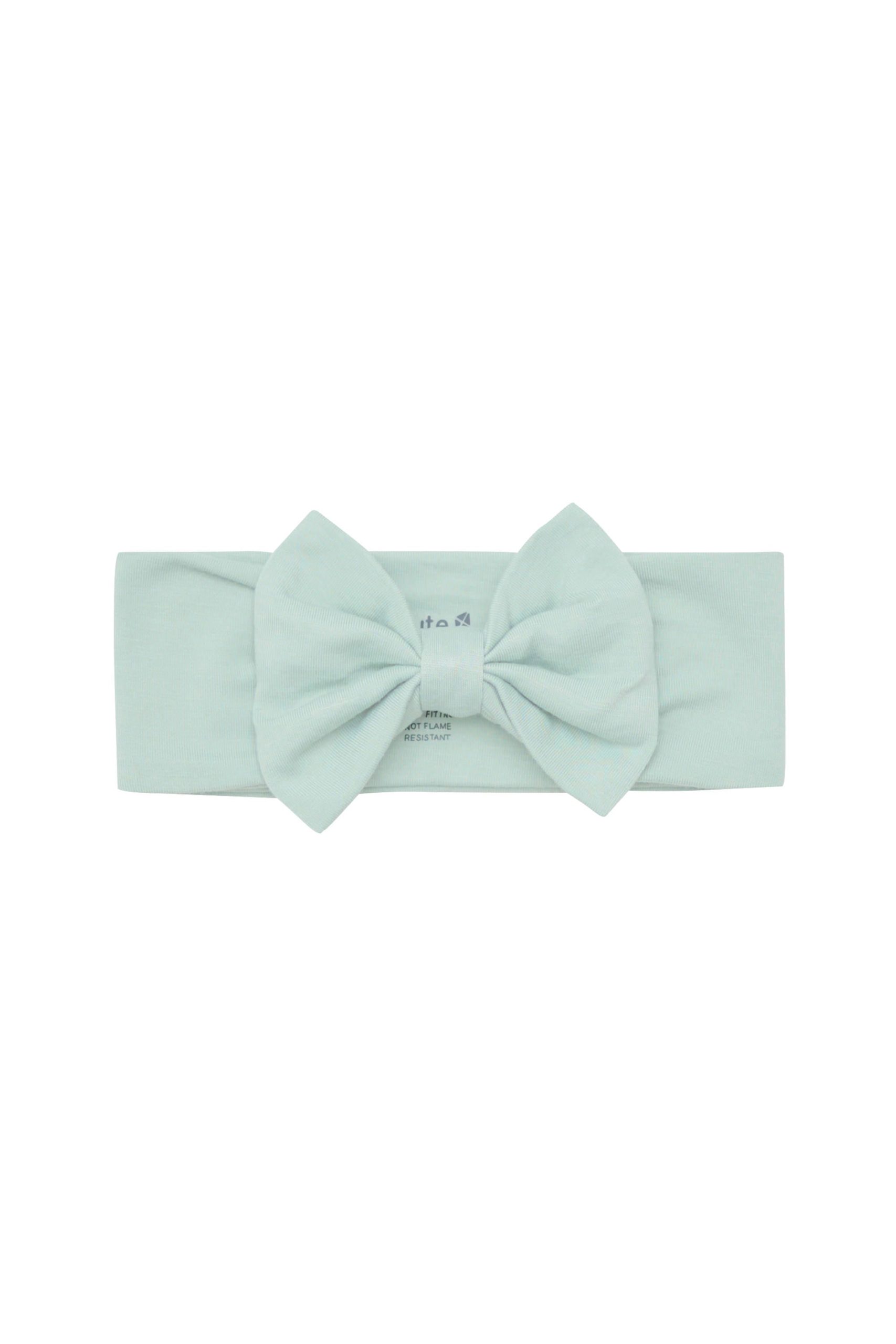 Bow Headband in Sage - Image 2