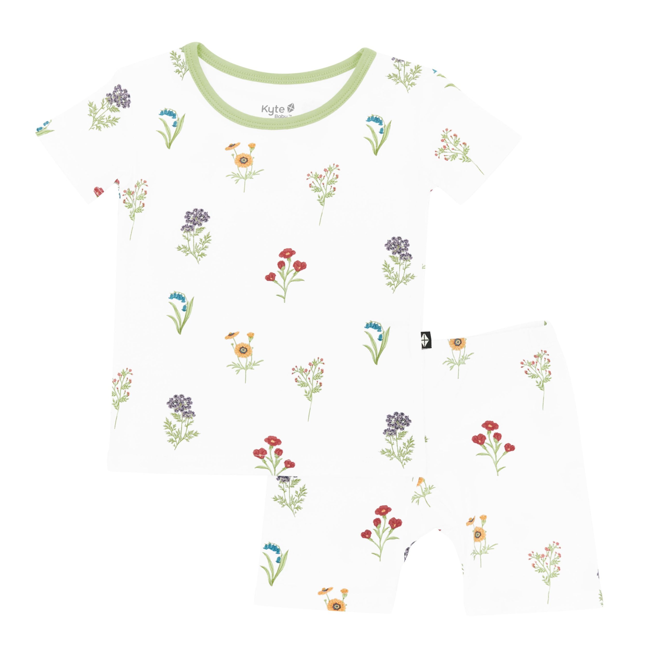 Short Sleeve Pajamas in Wildflower - Image 2