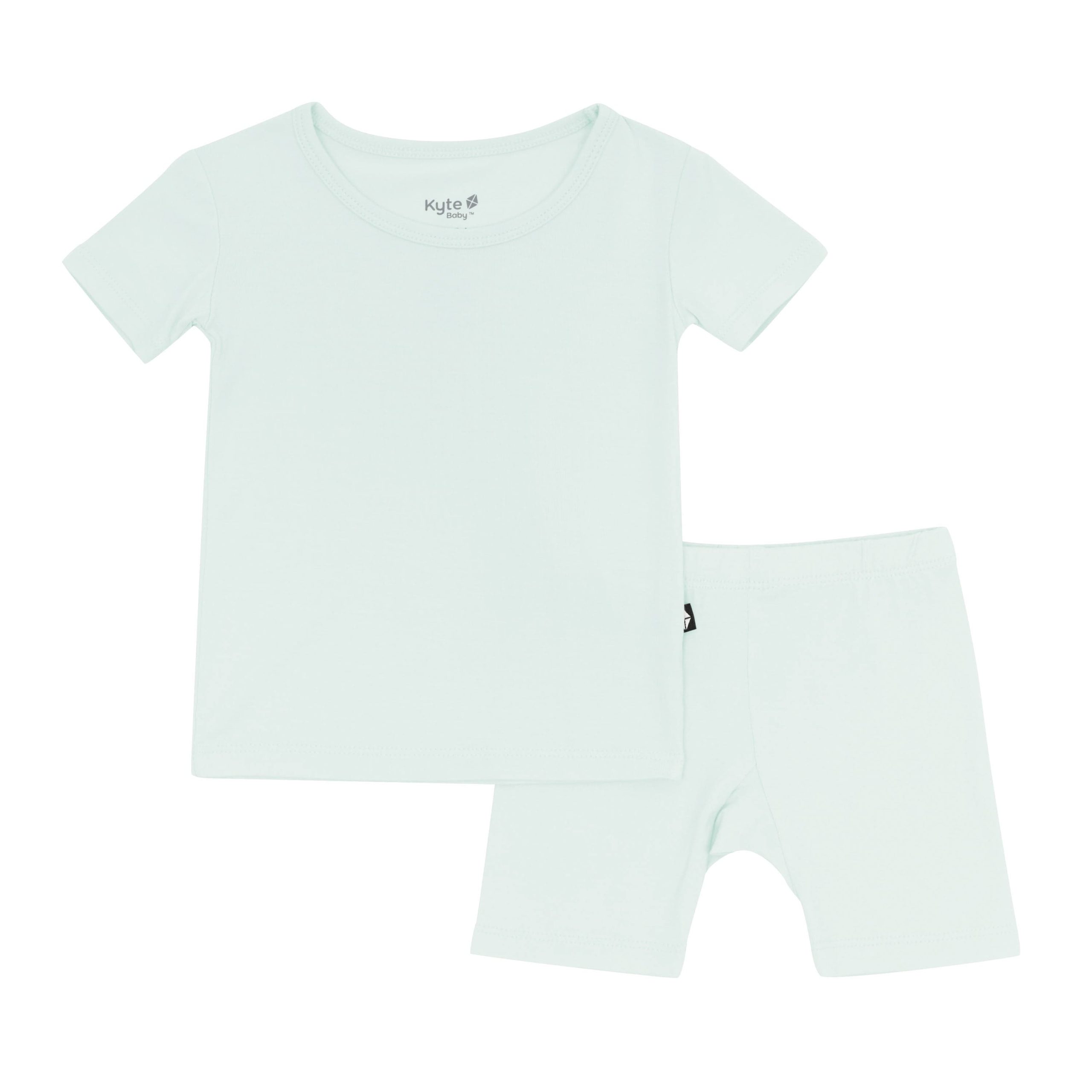 Short Sleeve Pajamas in Dew - Image 2