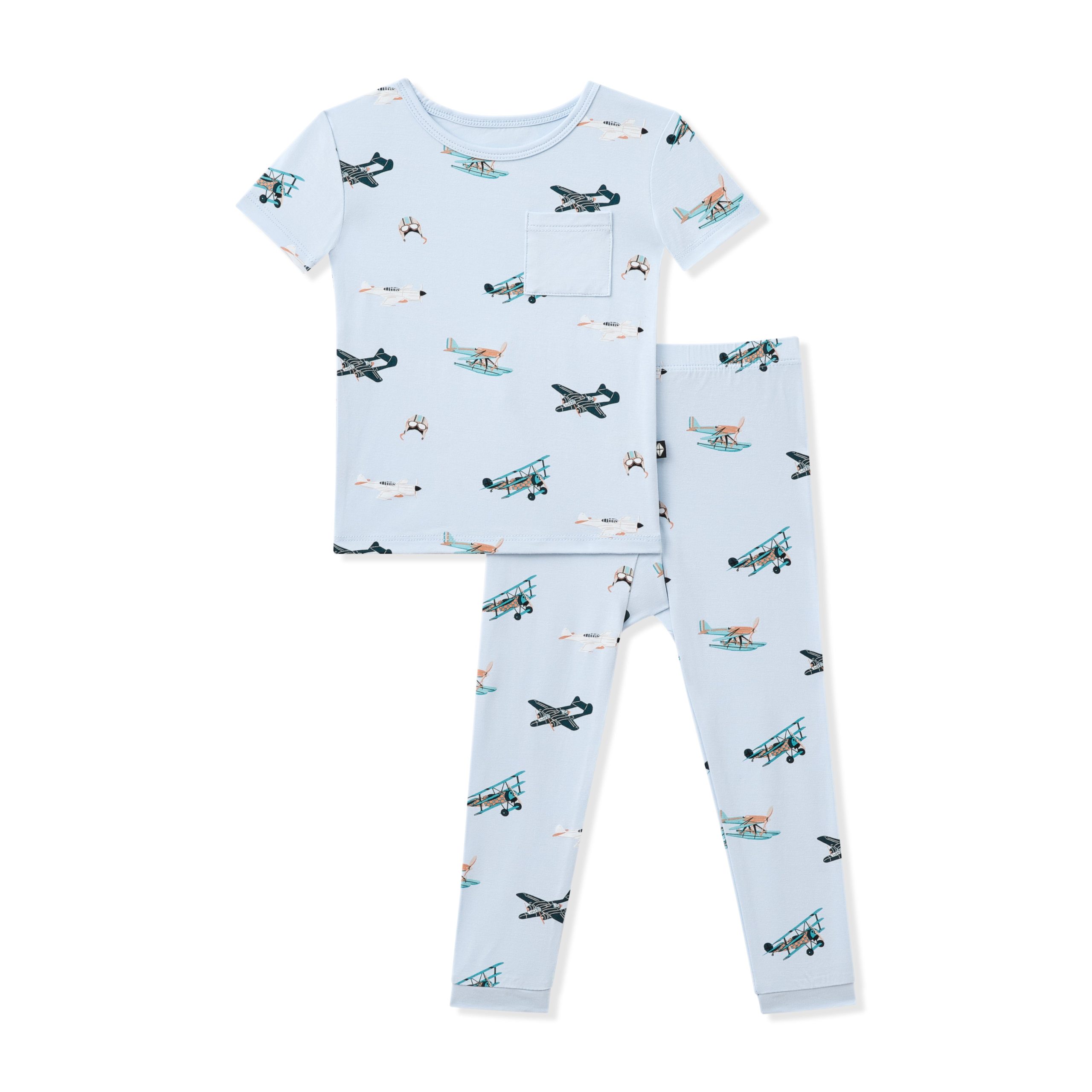 Short Sleeve with Pants Pajamas in Take Off - Image 2