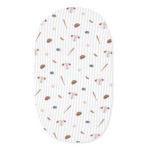 Oval Bassinet Sheet in Home Run