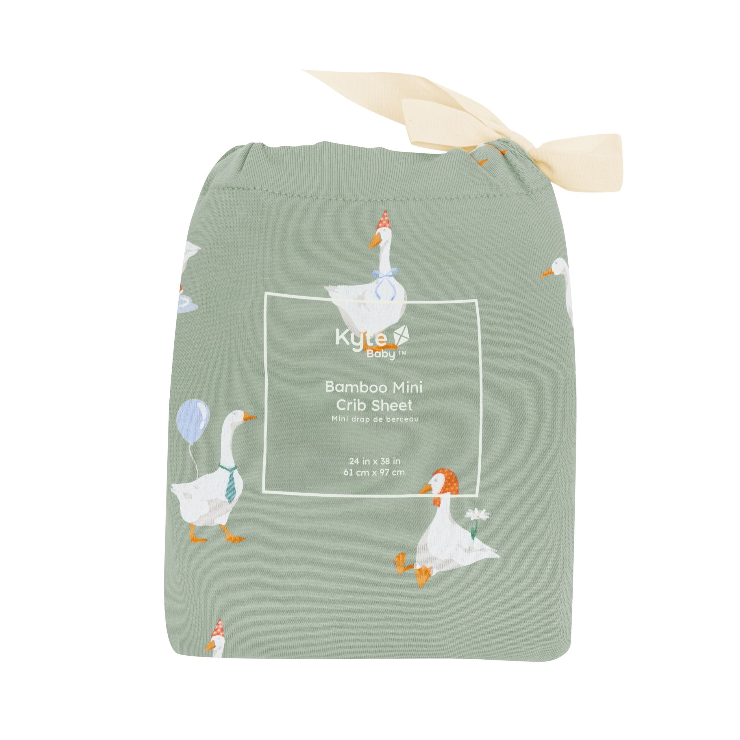Mini Crib Sheet in Silly Goose - Image 3