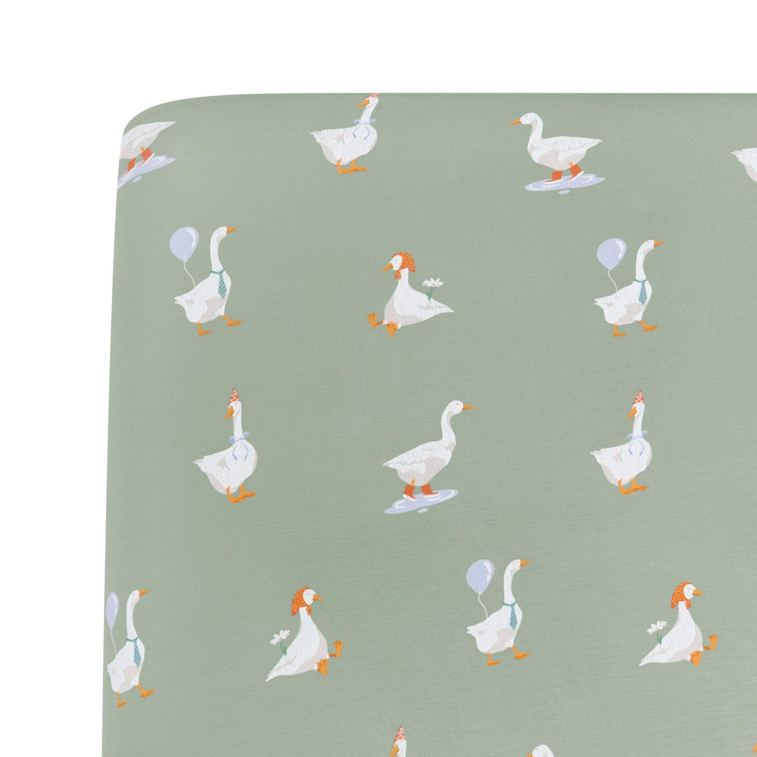 Mini Crib Sheet in Silly Goose - Image 2
