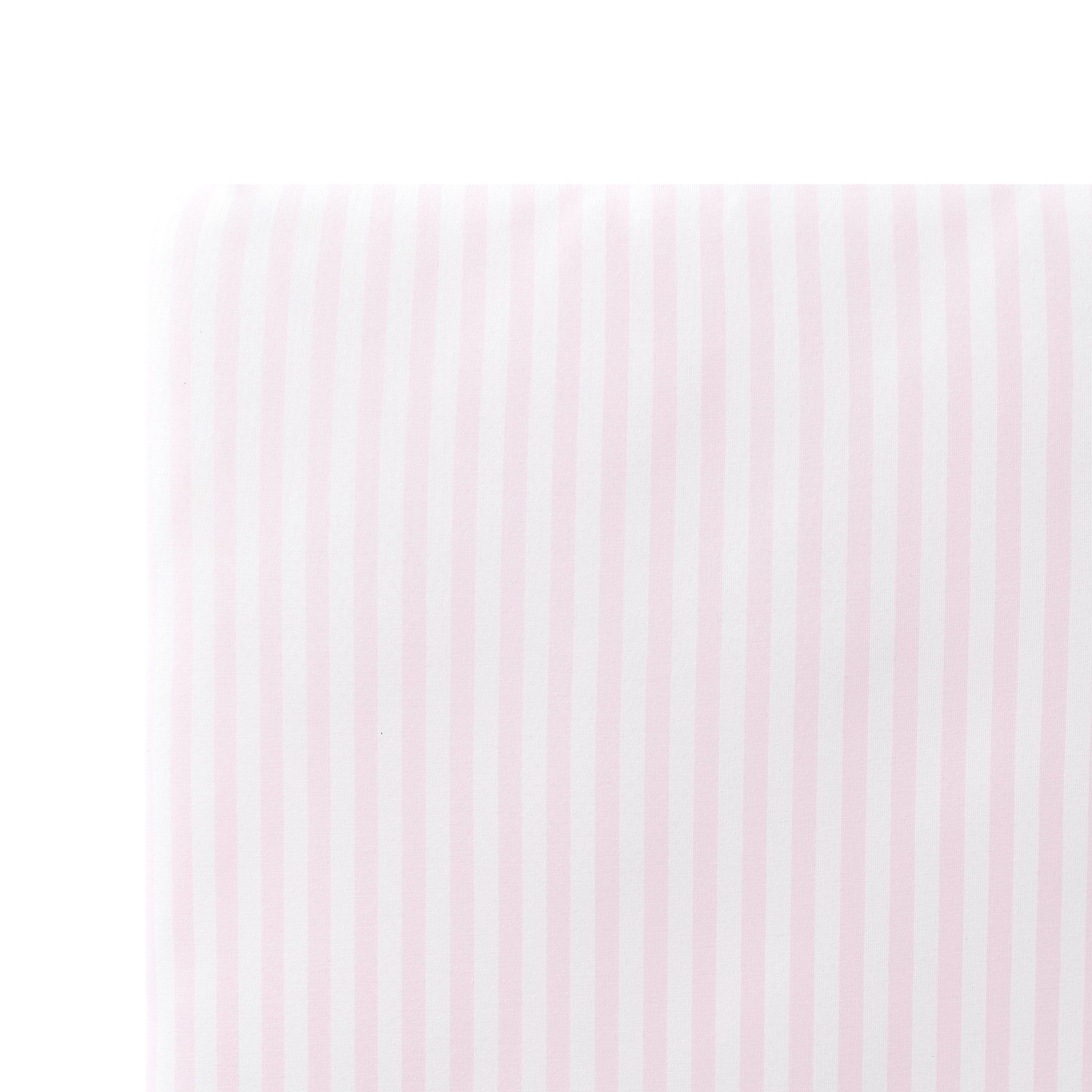 Mini Crib Sheet in Small Sakura Stripe - Image 2