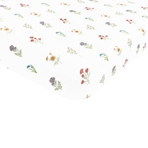 Mini Crib Sheet in Wildflower