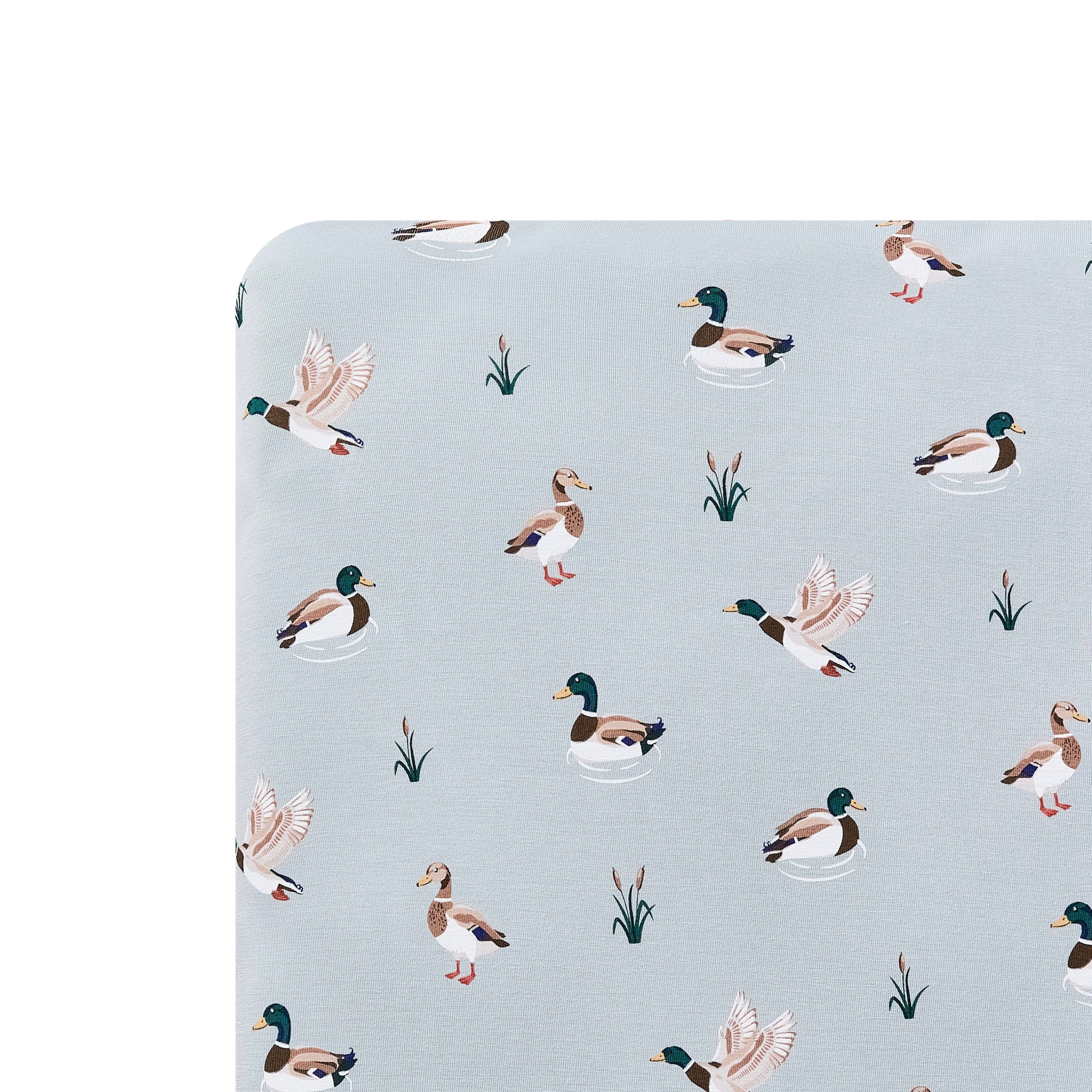 Crib Sheet in Mallard Duck - Image 6