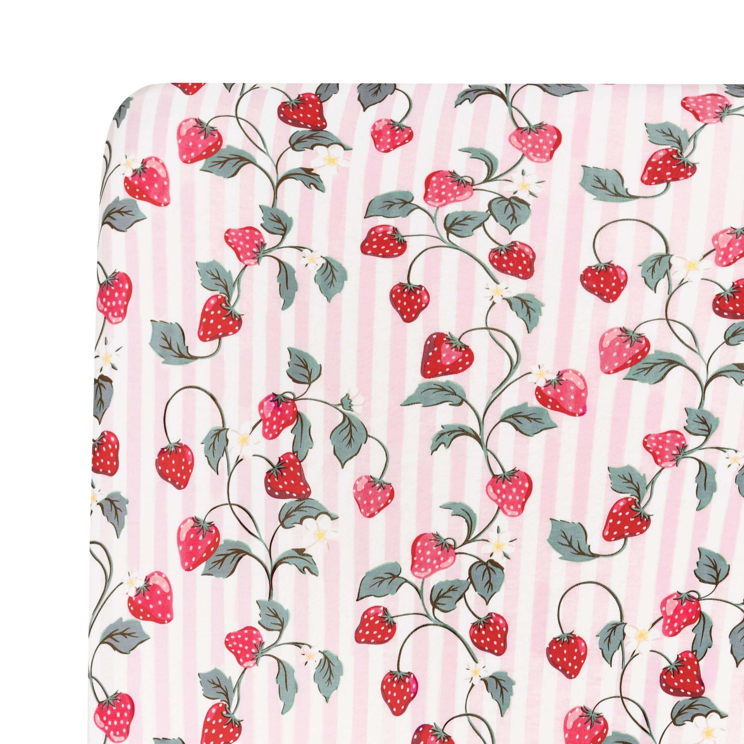 Crib Sheet in Strawberry Fields - Image 5