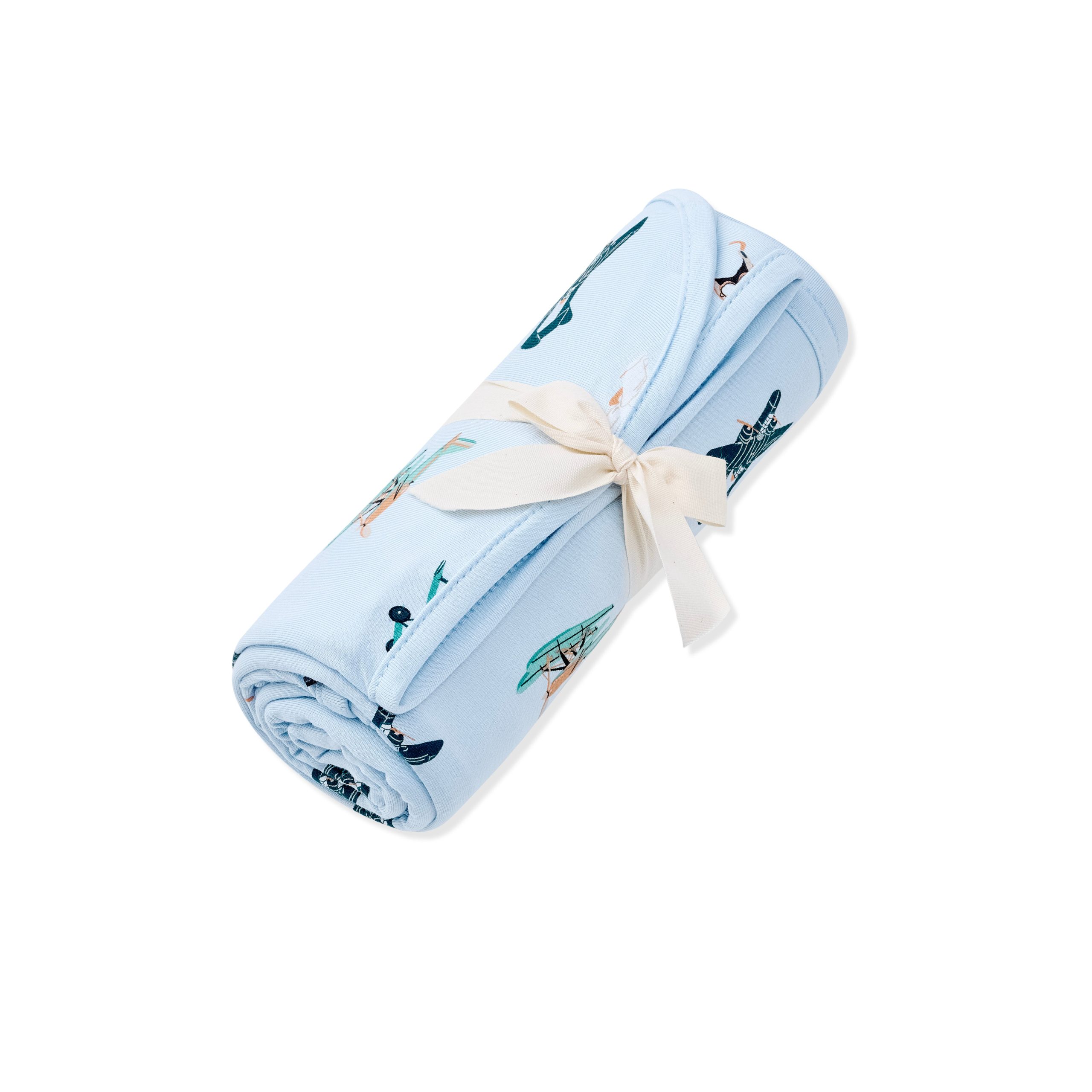 Swaddle Blanket in Take Off - Image 4