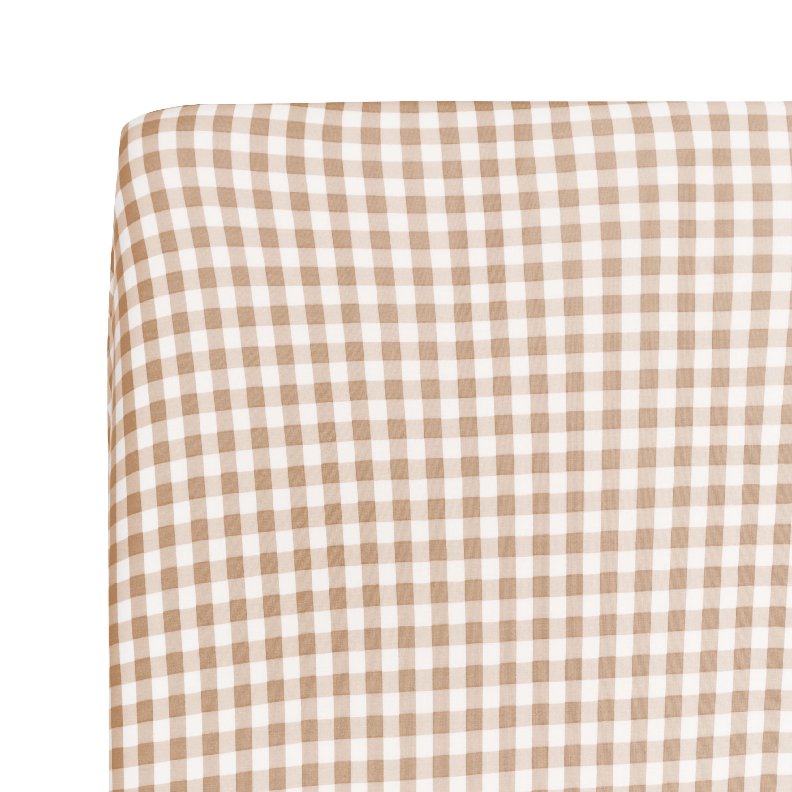 Twin Sheet in Gingham Bisque - Image 2