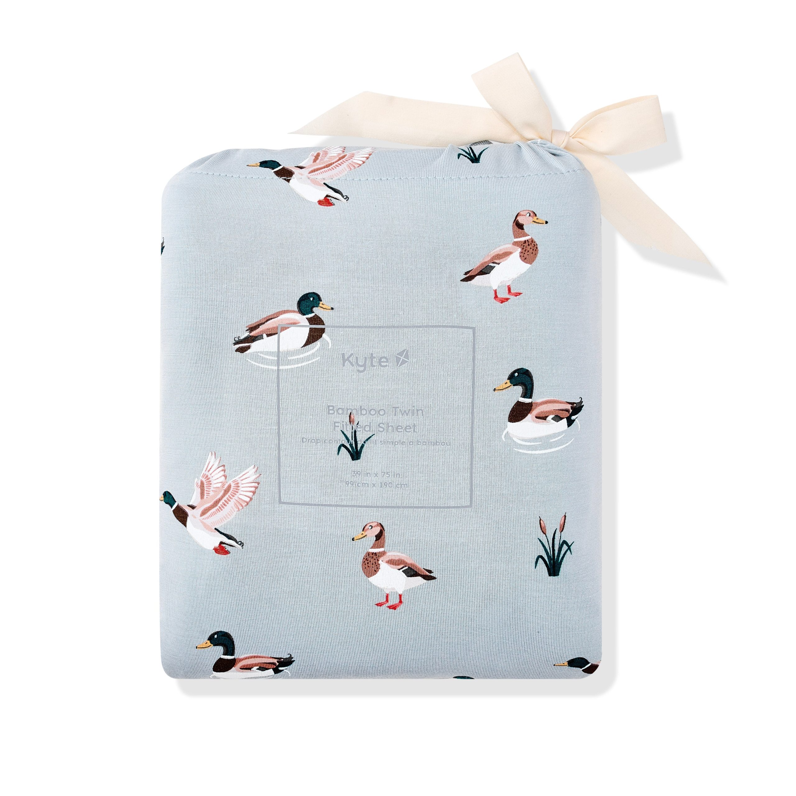 Twin Sheet in Mallard Duck - Image 3