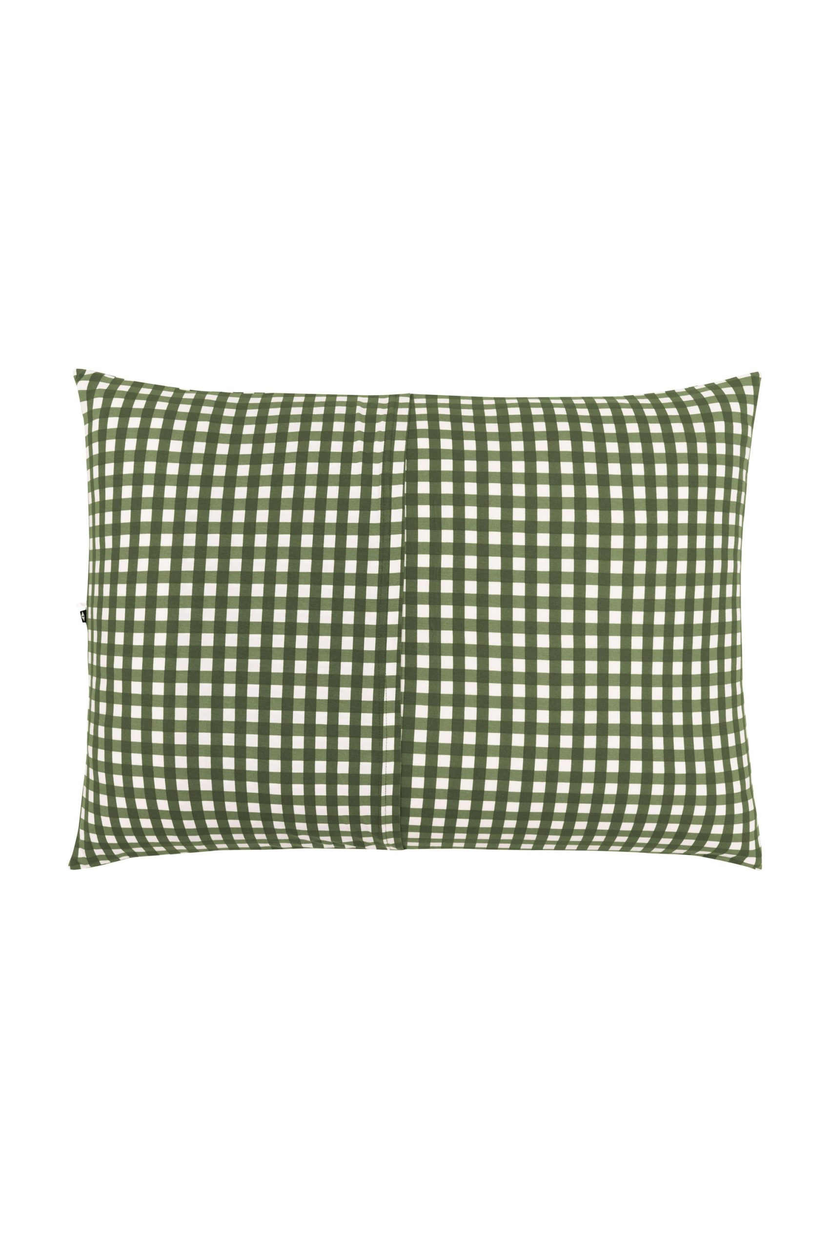 Standard Pillowcase in Gingham Fir - Image 2