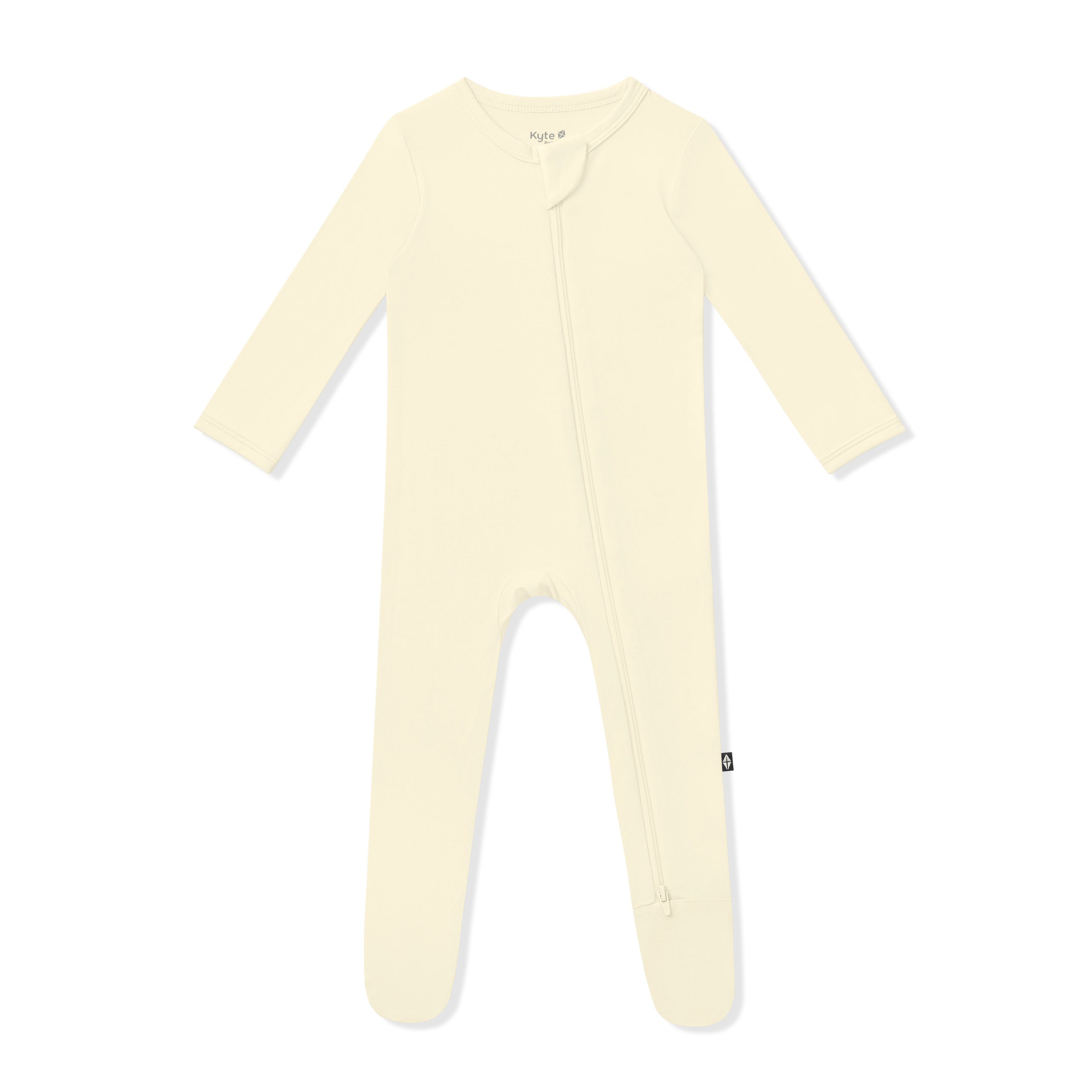 Zippered Footie in Chamomile - Image 2