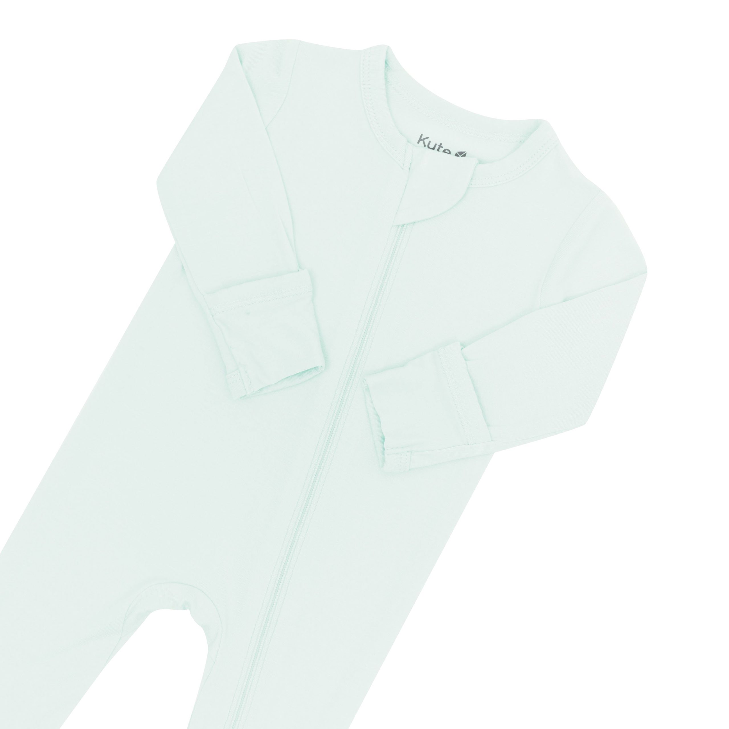Zippered Footie in Dew - Image 4