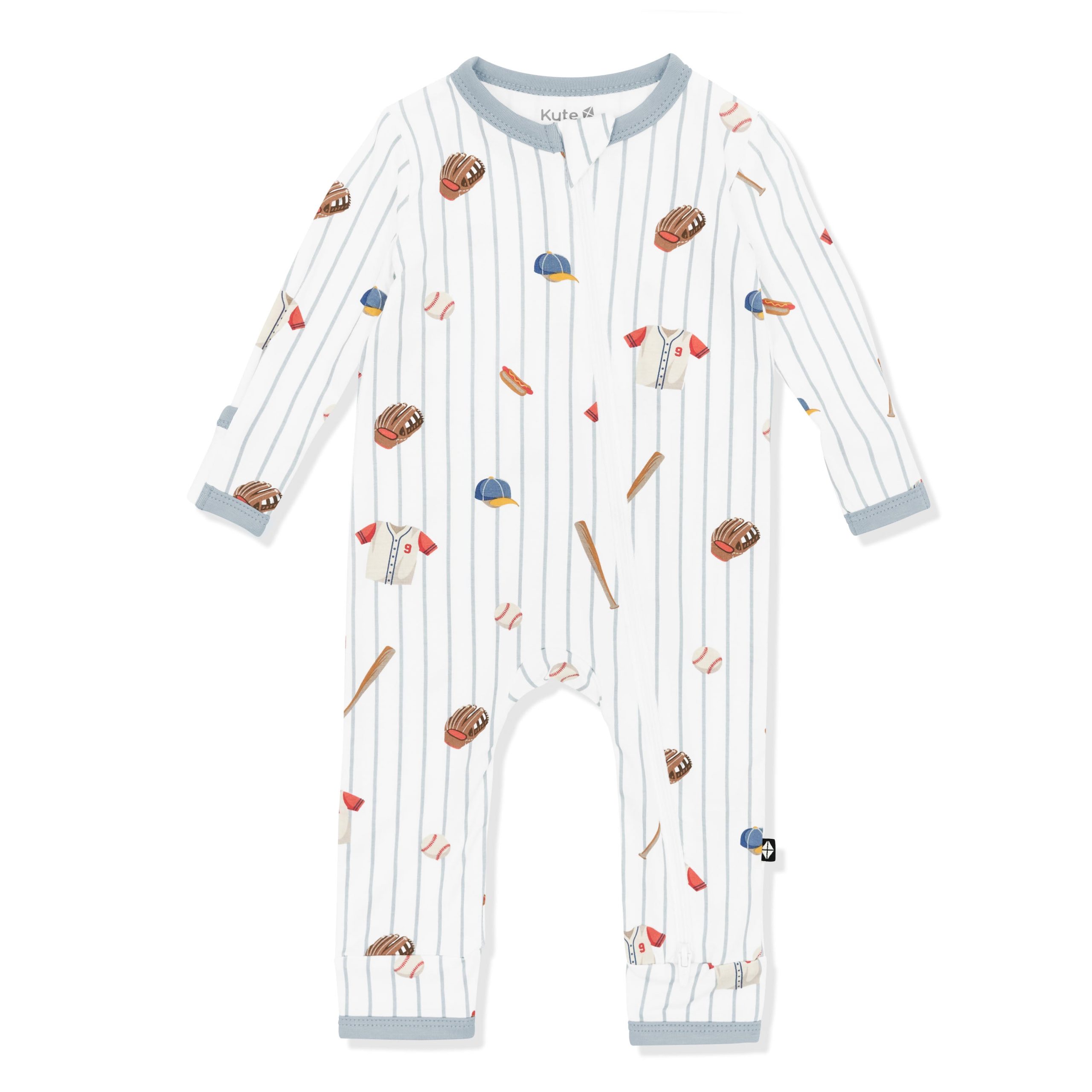 Zippered Romper in Home Run - Image 2