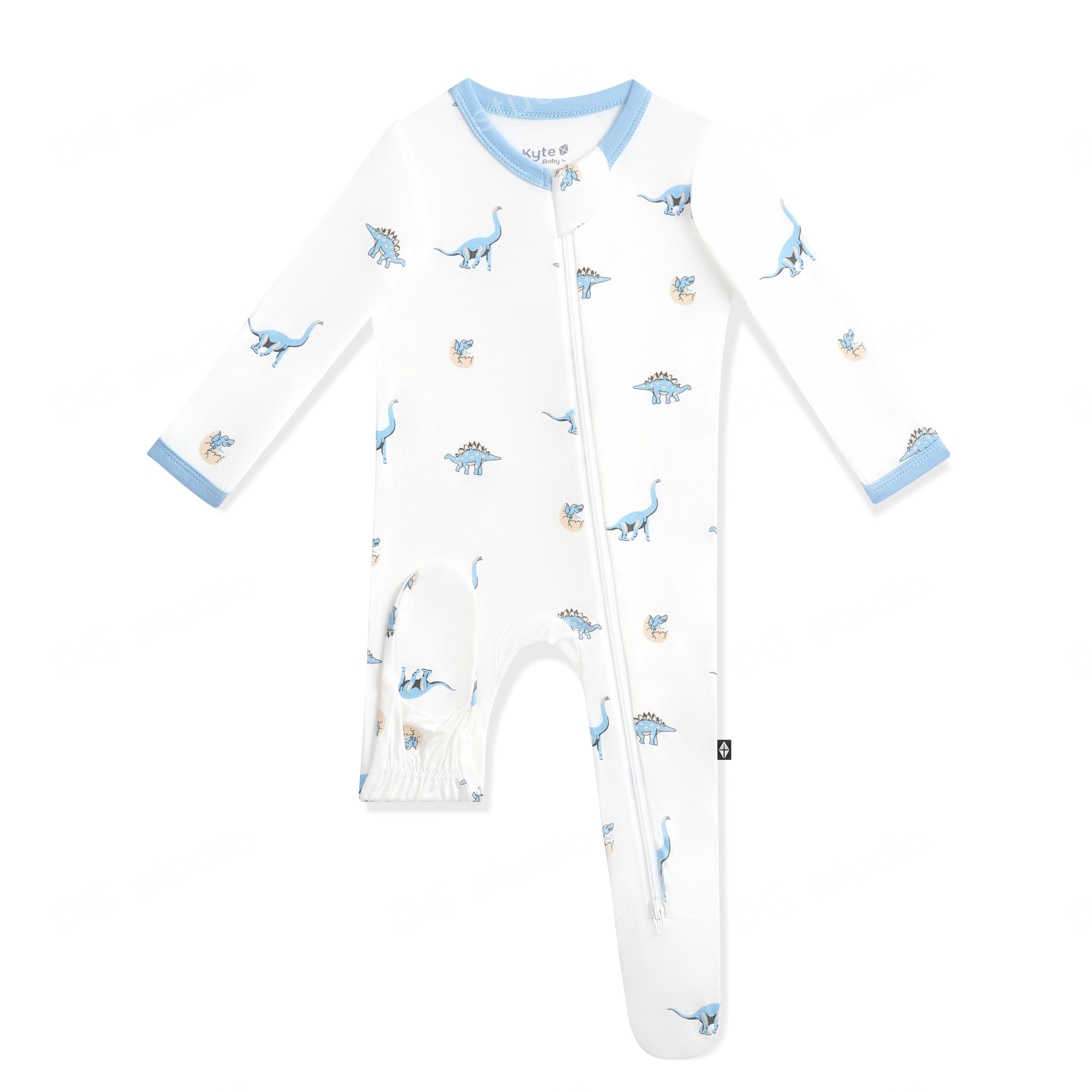 Zippered Footie in Jurassic - Image 6