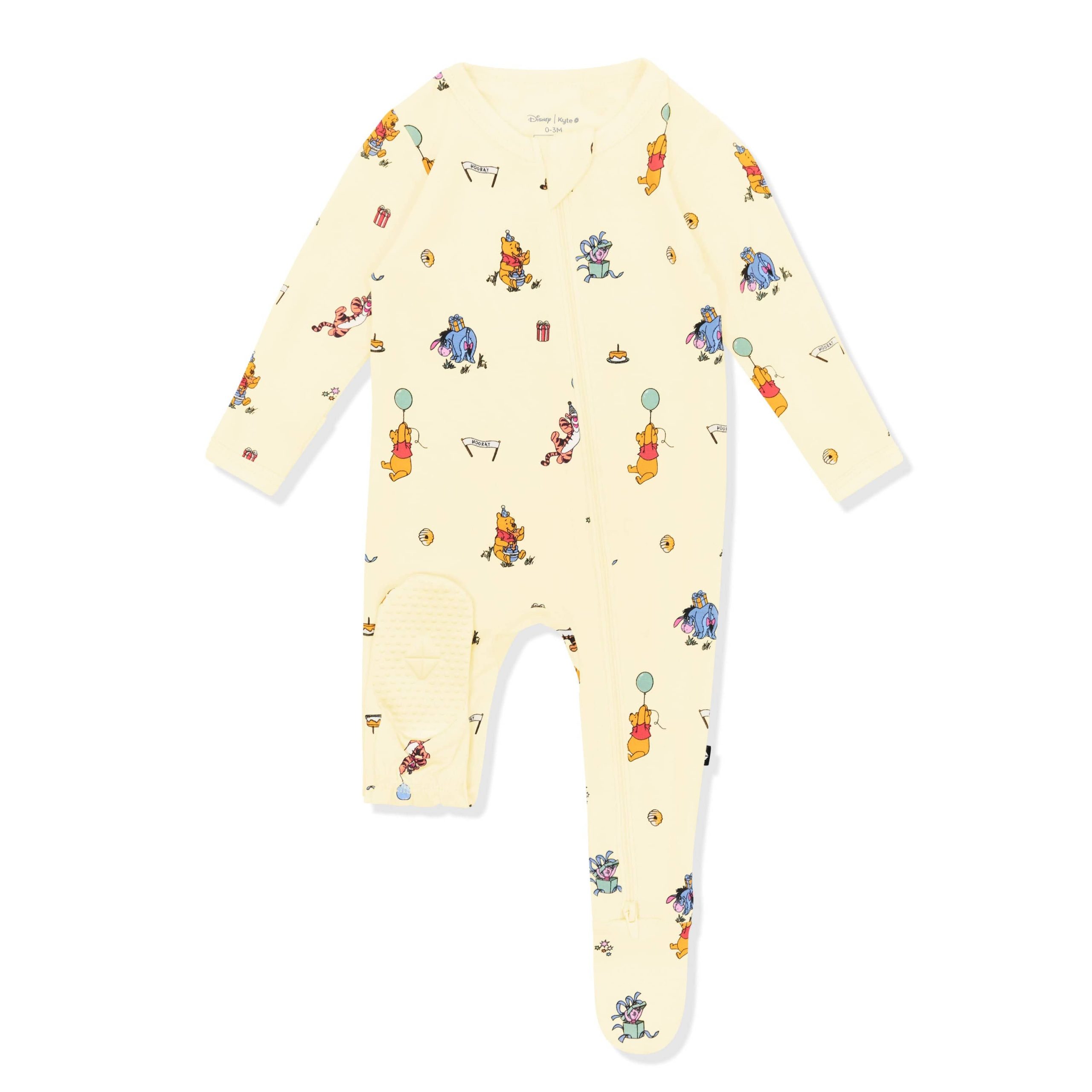 Zippered Footie in Winnie the Pooh Celebration - Image 7