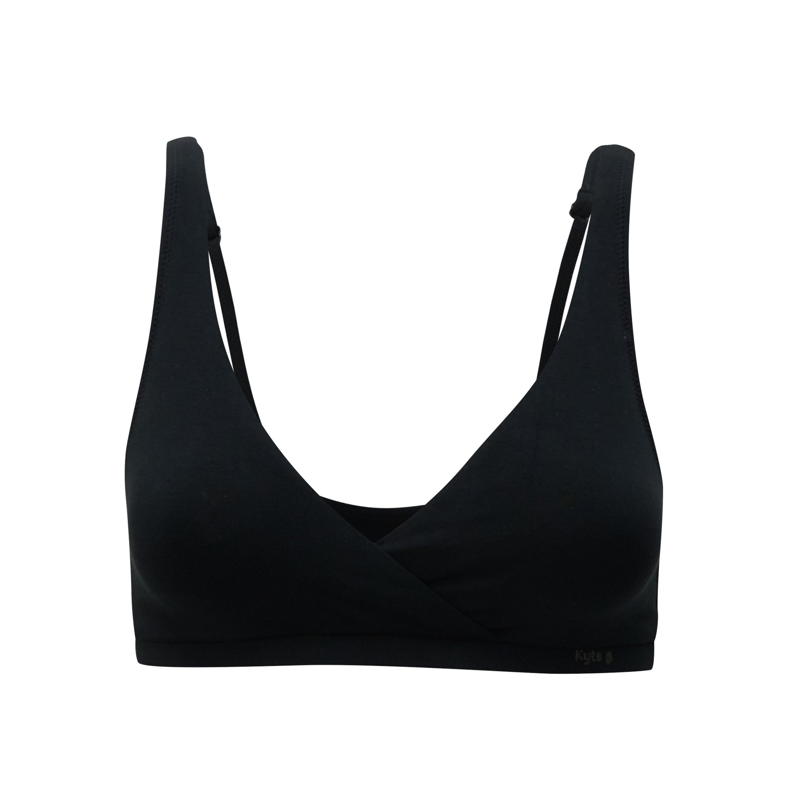 Women's Cross Front Bralette in Midnight - Image 2