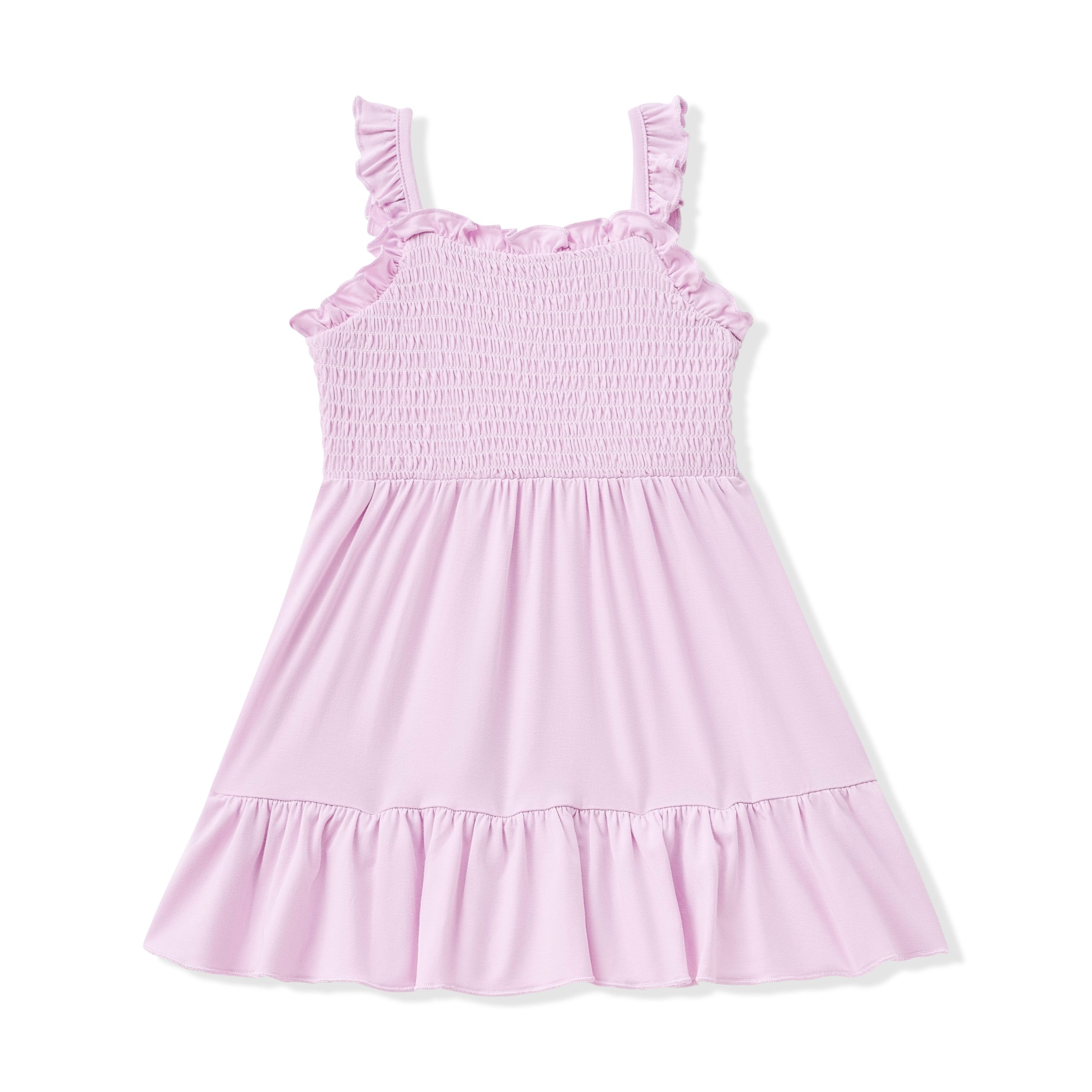 Smocked Dress in Thistle - Image 2
