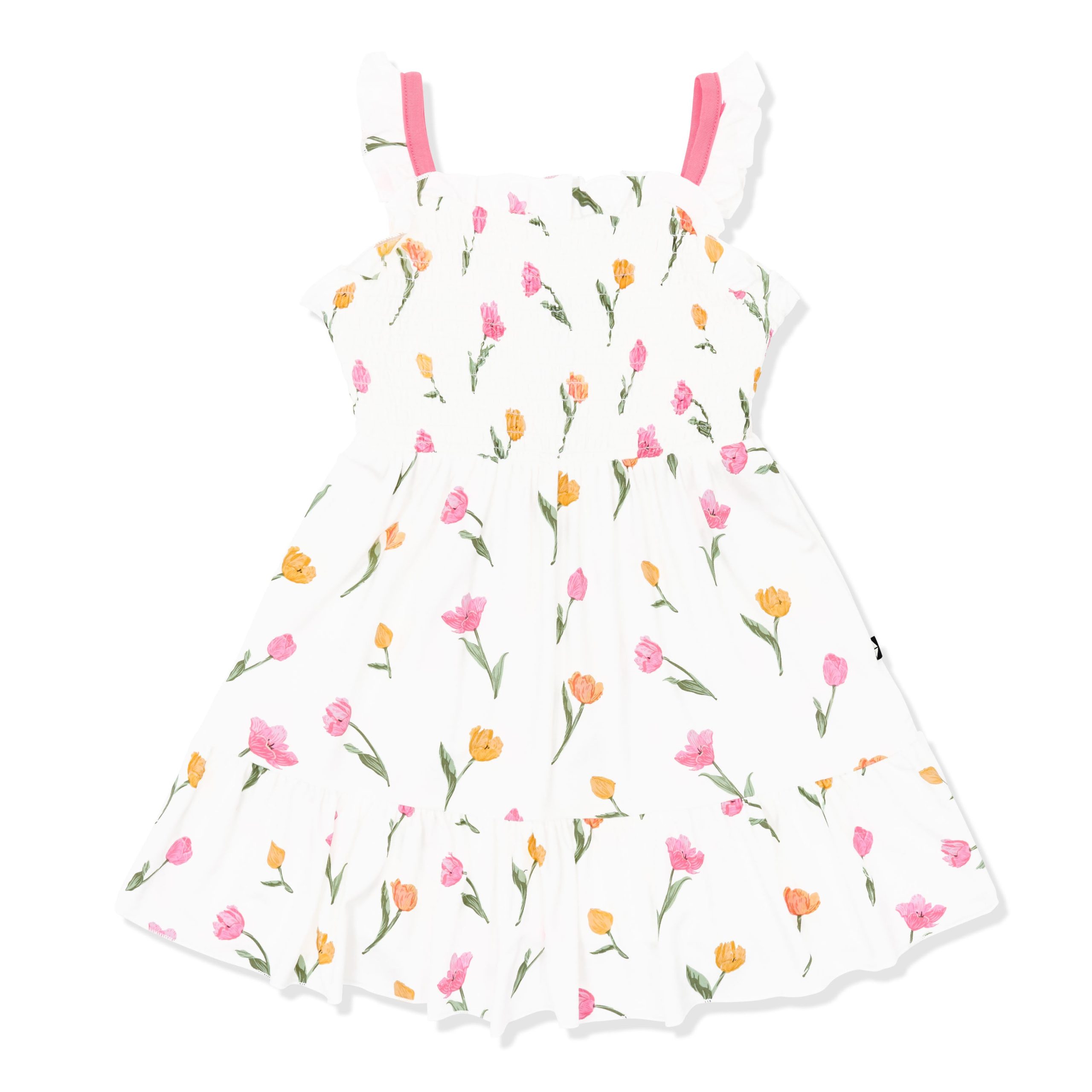 Smocked Dress in Tulip - Image 2