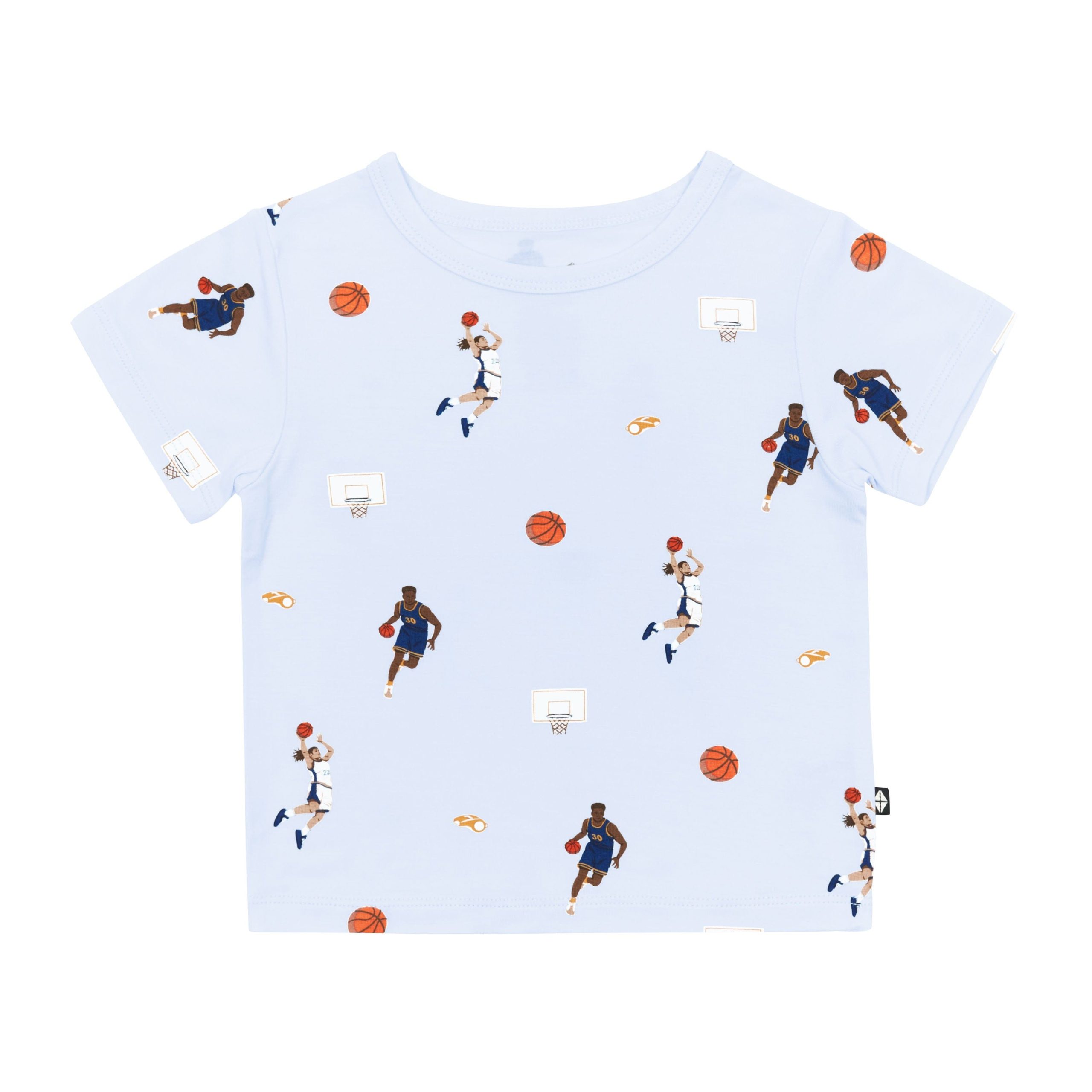 Toddler Basic Tee in Basketball - Image 2