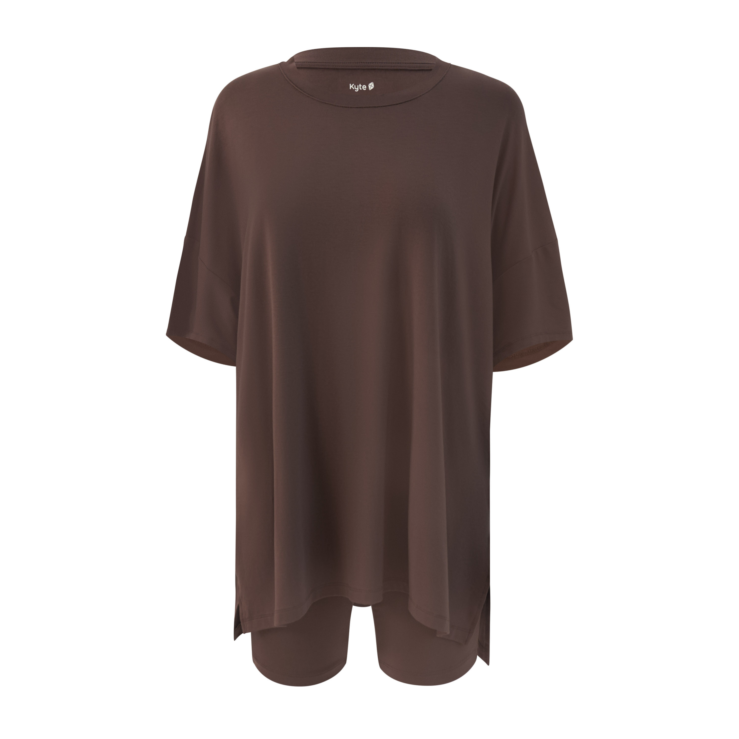 Women's Biker Short Set in Espresso - Image 7
