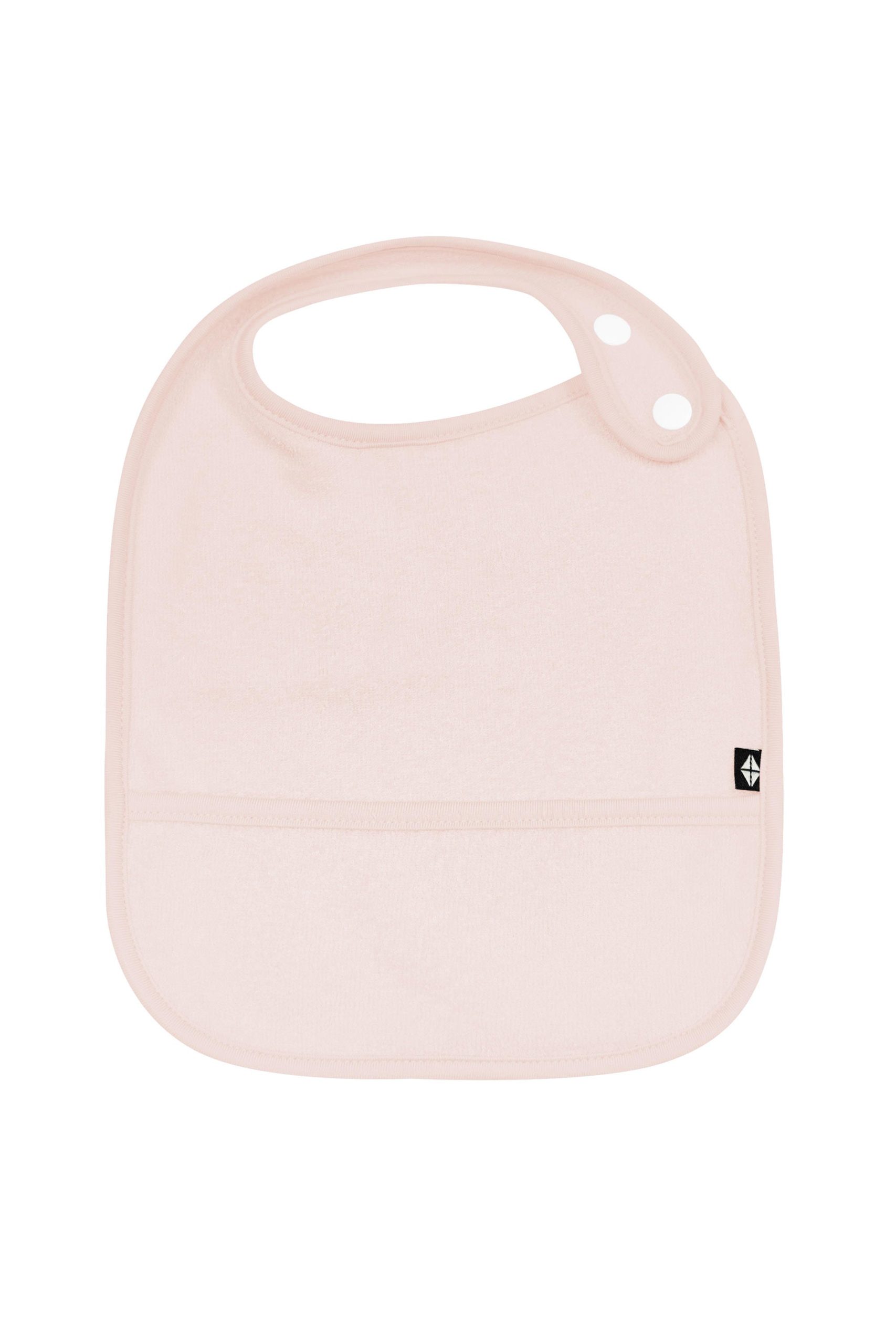 Terry Pocket Bib in Blush - Image 2