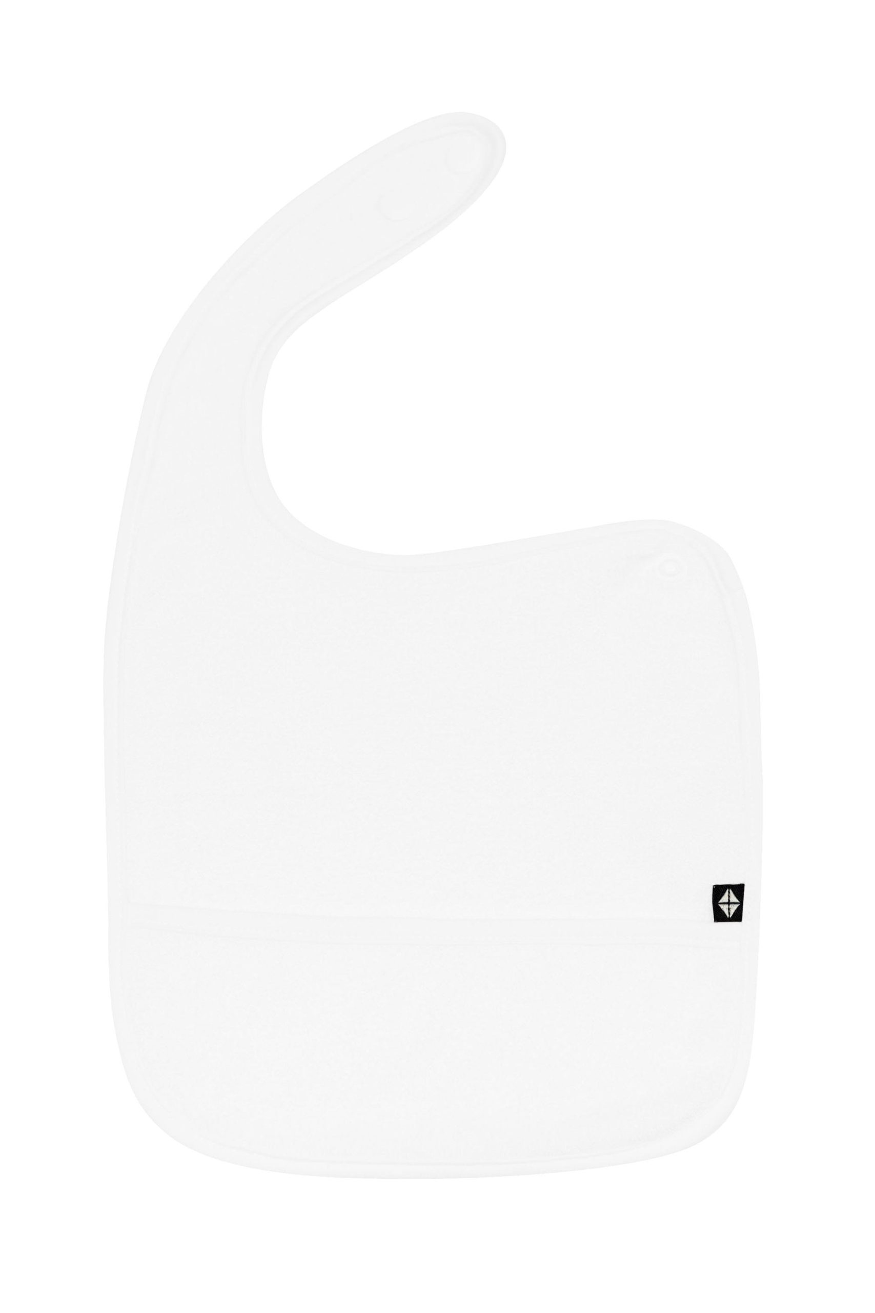 Terry Pocket Bib in Cloud - Image 4