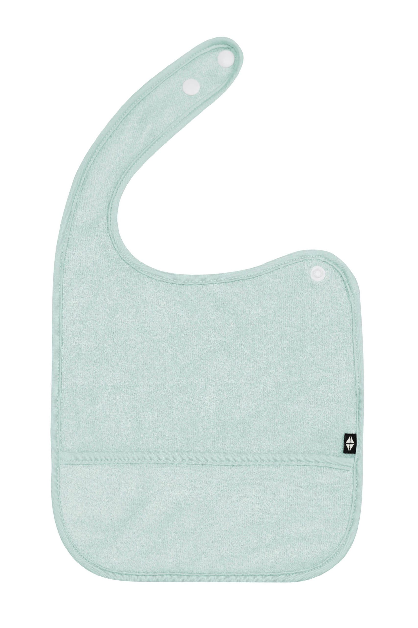 Terry Pocket Bib in Sage - Image 2