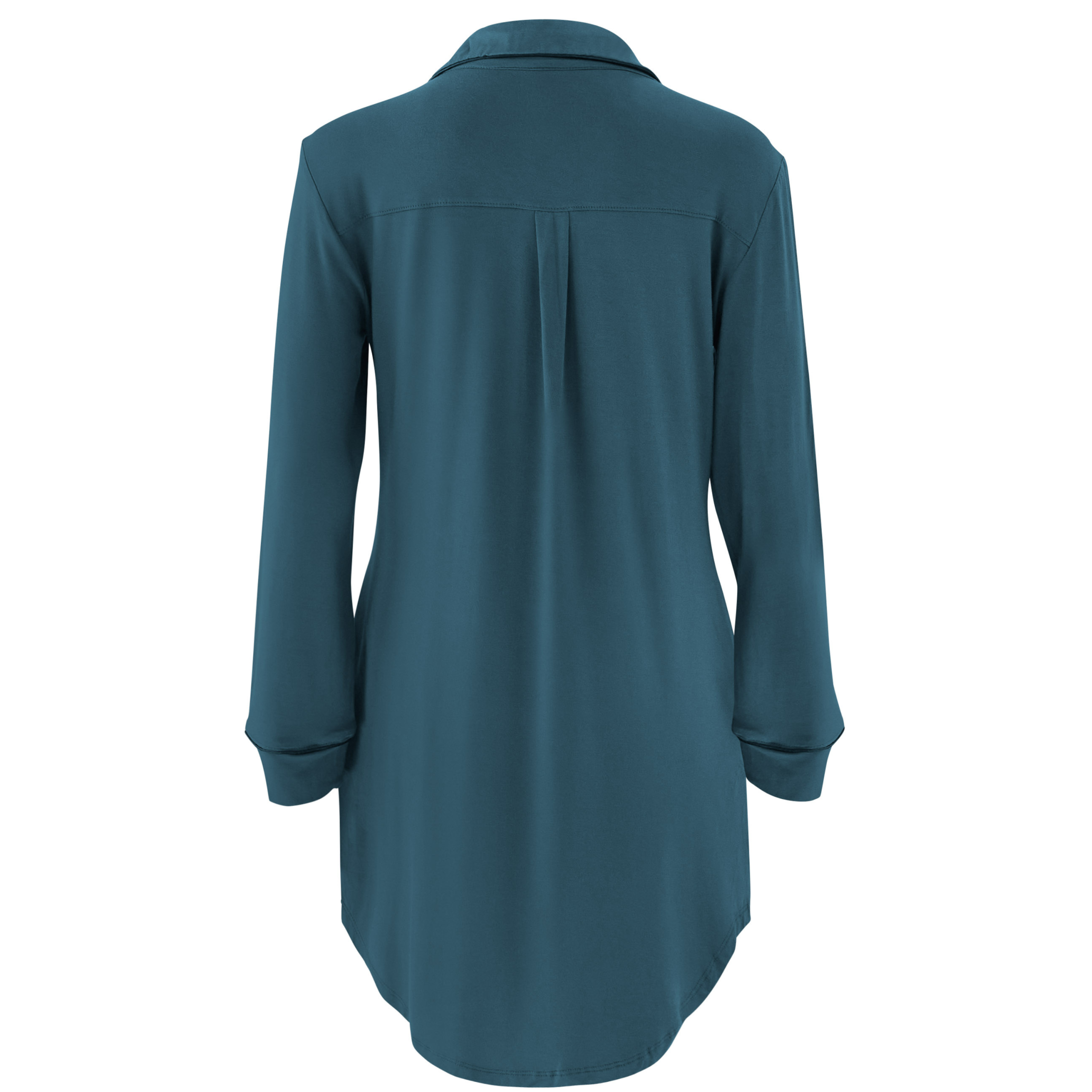 Long Sleeve Women's Nightshirt in Atlantic - Image 5