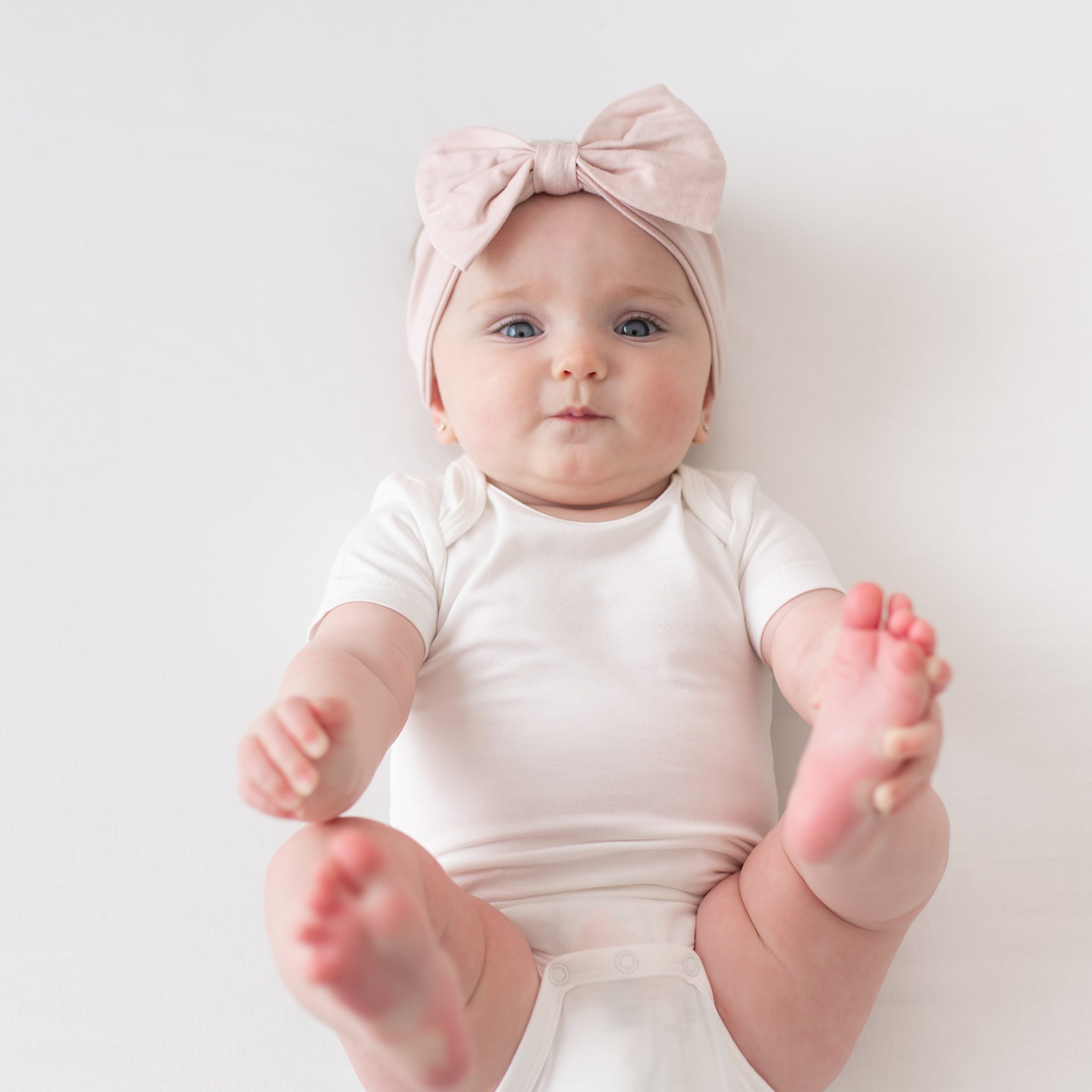 Bow Headband in Blush - Image 4