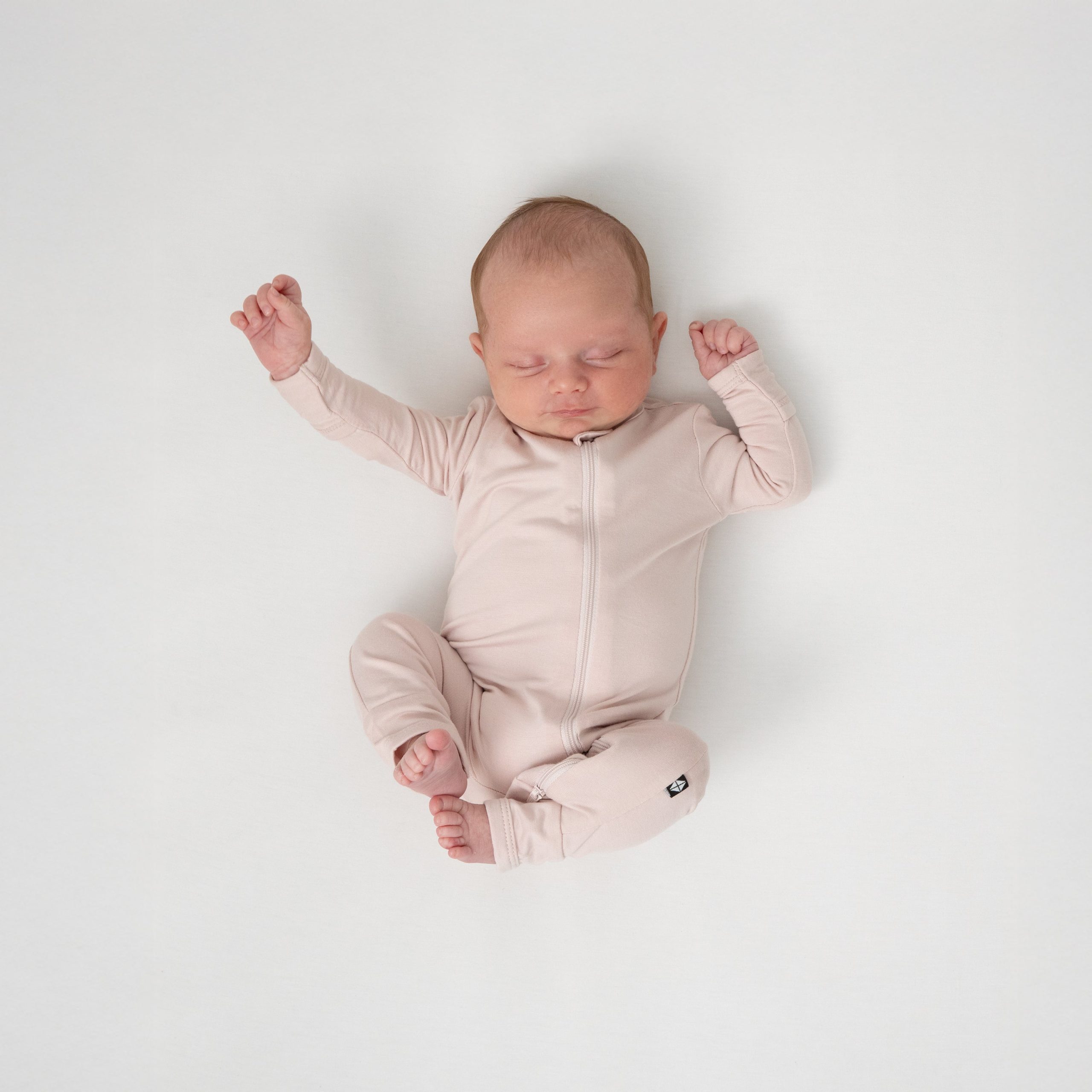 Zippered Romper in Blush - Image 4