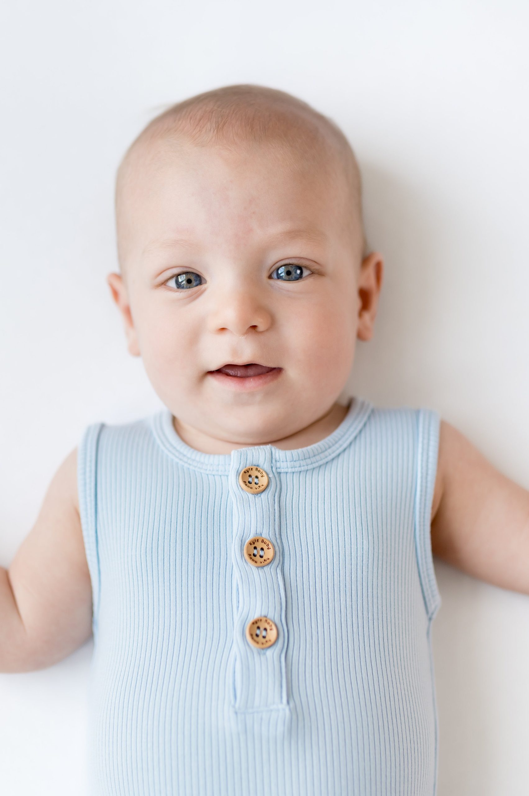 Ribbed Sleeveless Shortall in Breeze - Image 3