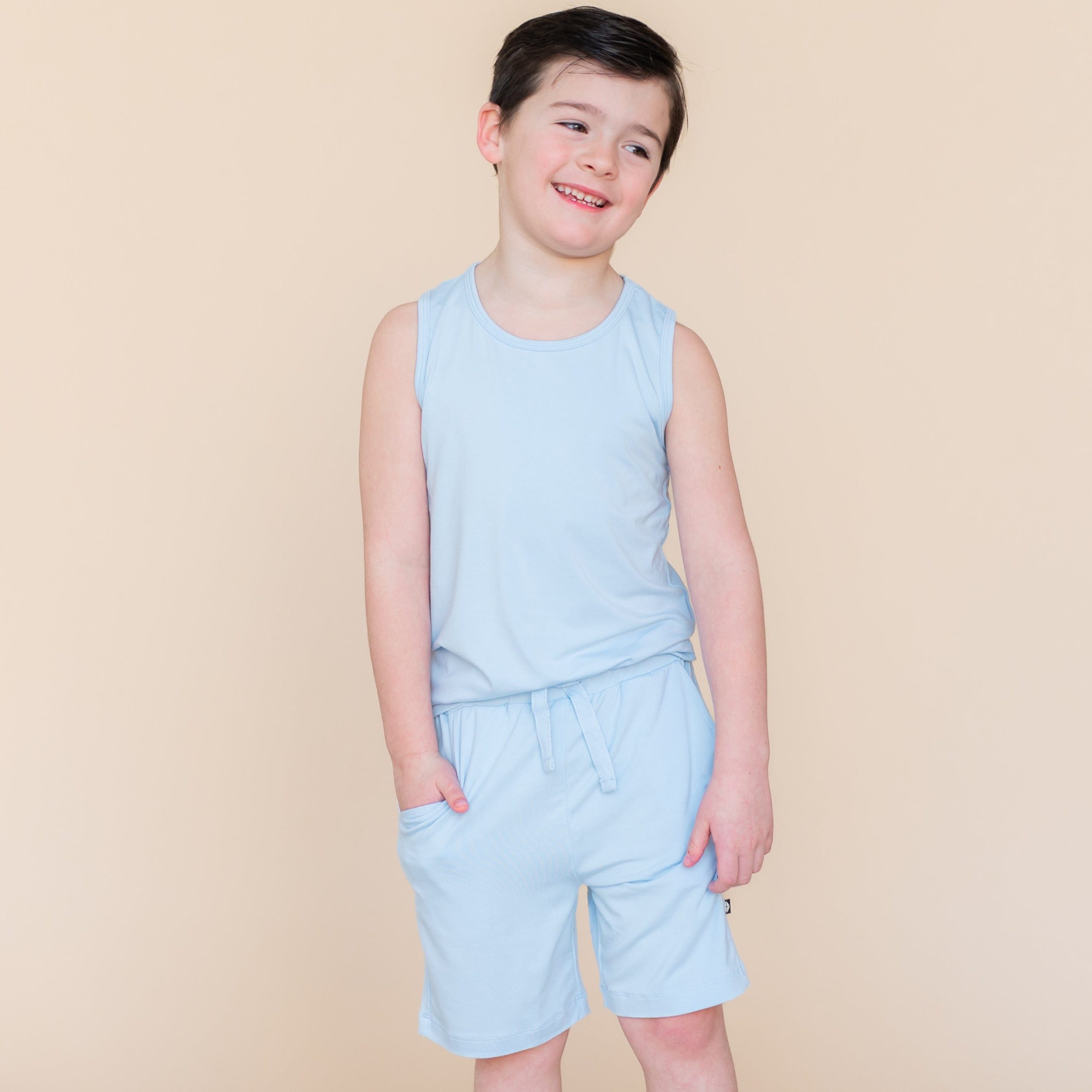Drawstring Short in Breeze - Image 3