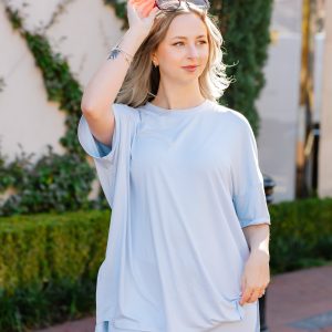 Women's Biker Short Set in Breeze