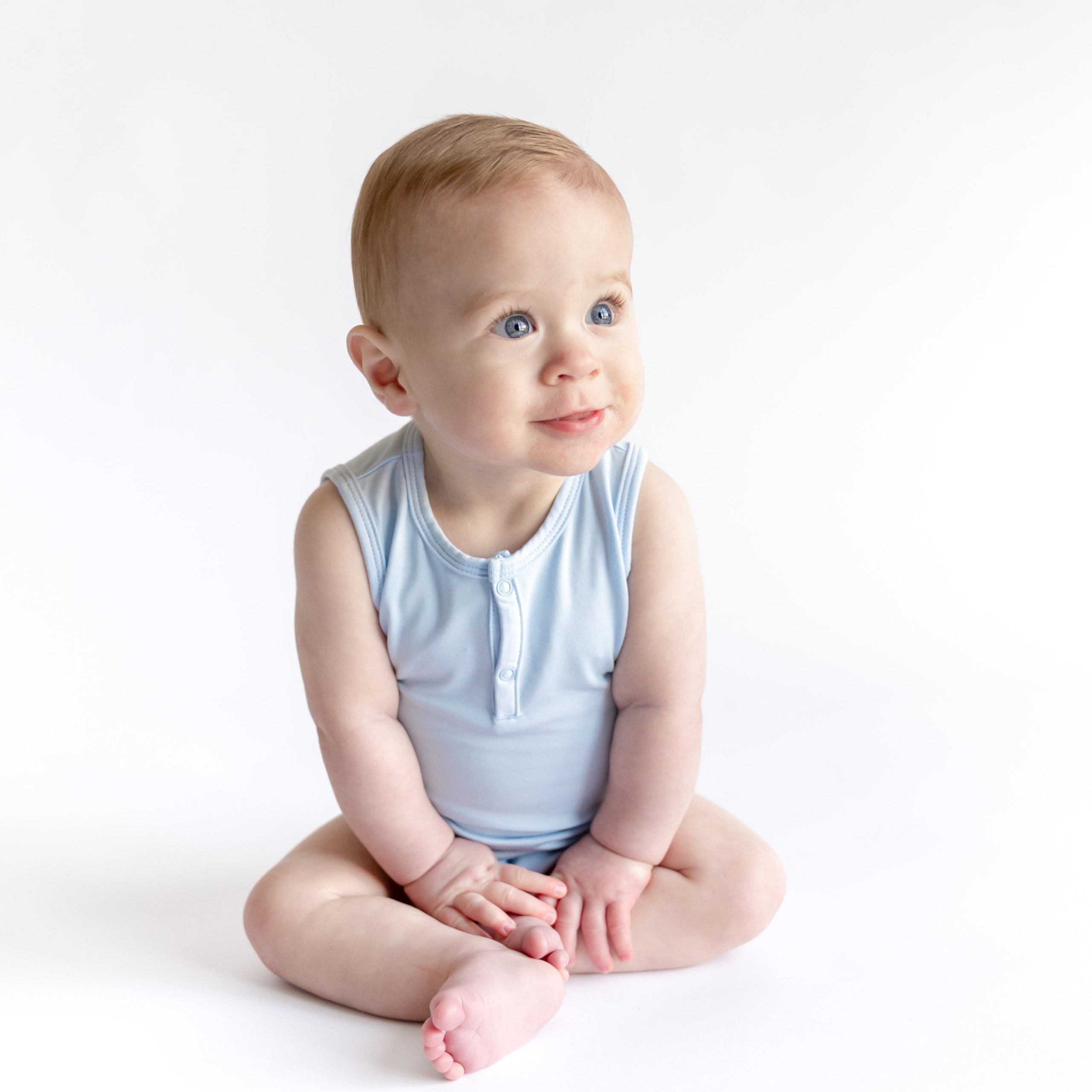 Sleeveless Bodysuit in Breeze - Image 3