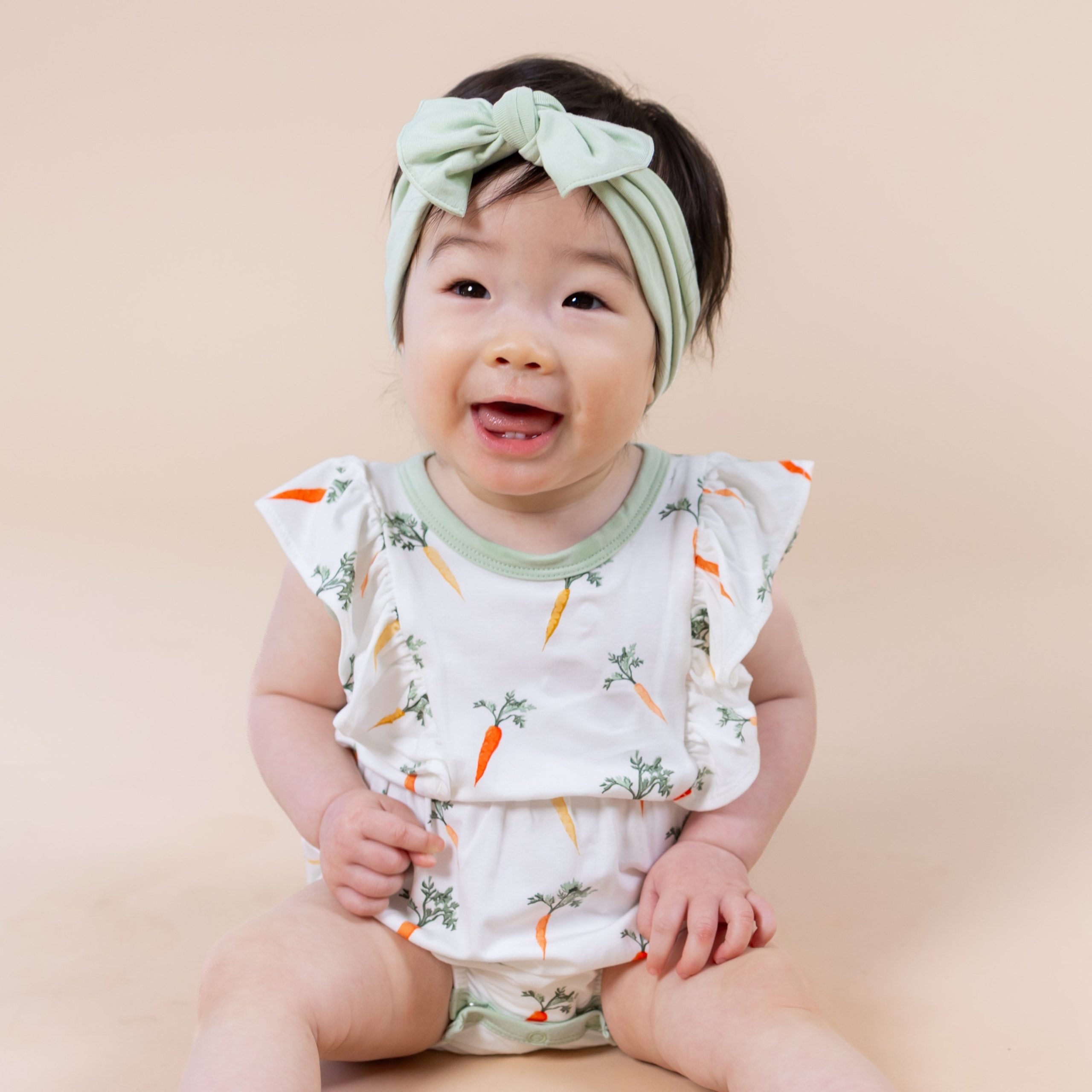 Bubble Romper in Carrot - Image 3
